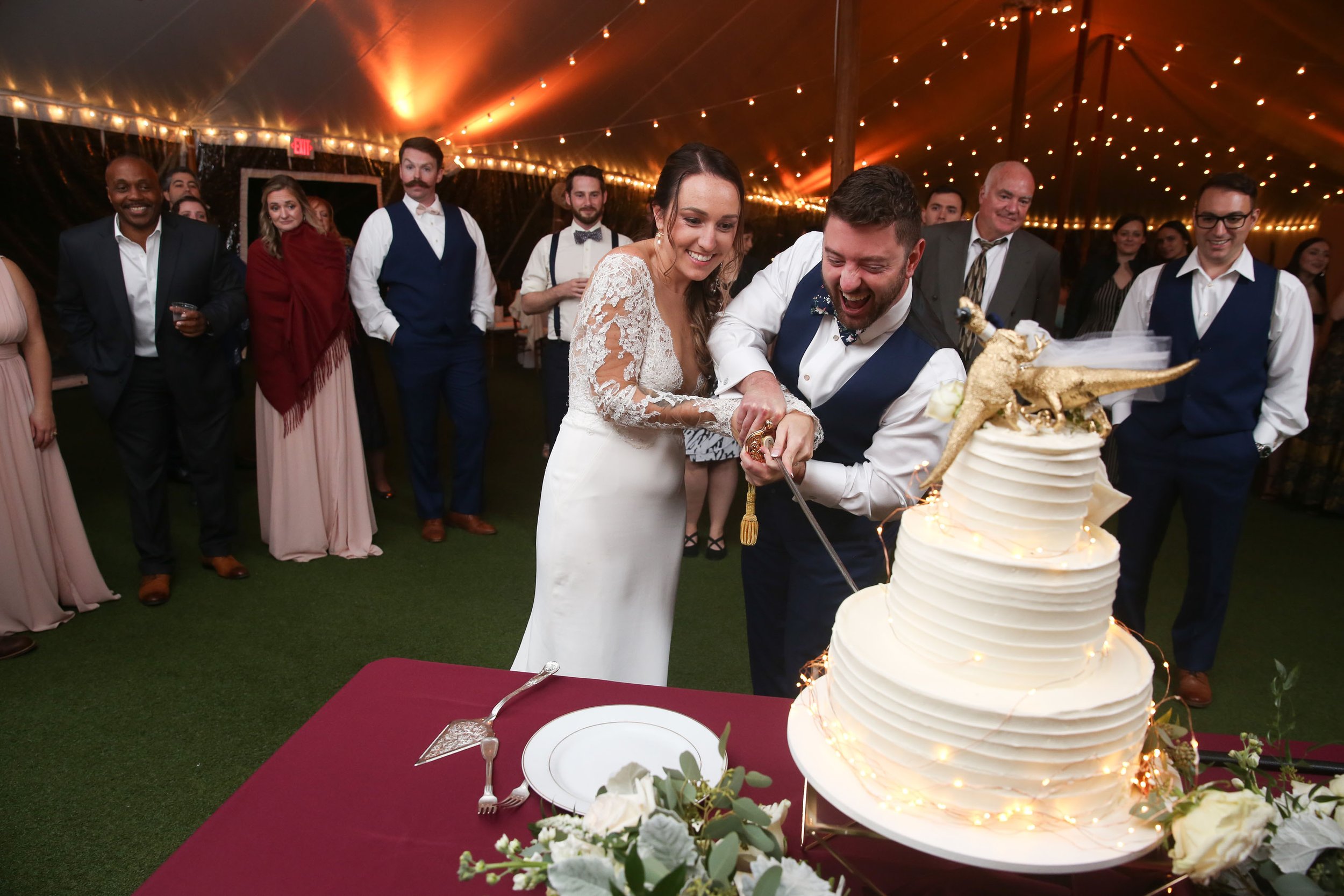  10/22/21 - Charlottesville, VA - Jill and Charles Cahoon Wedding at Keswick Vineyards.Photo credit: Amanda Maglione Photography 