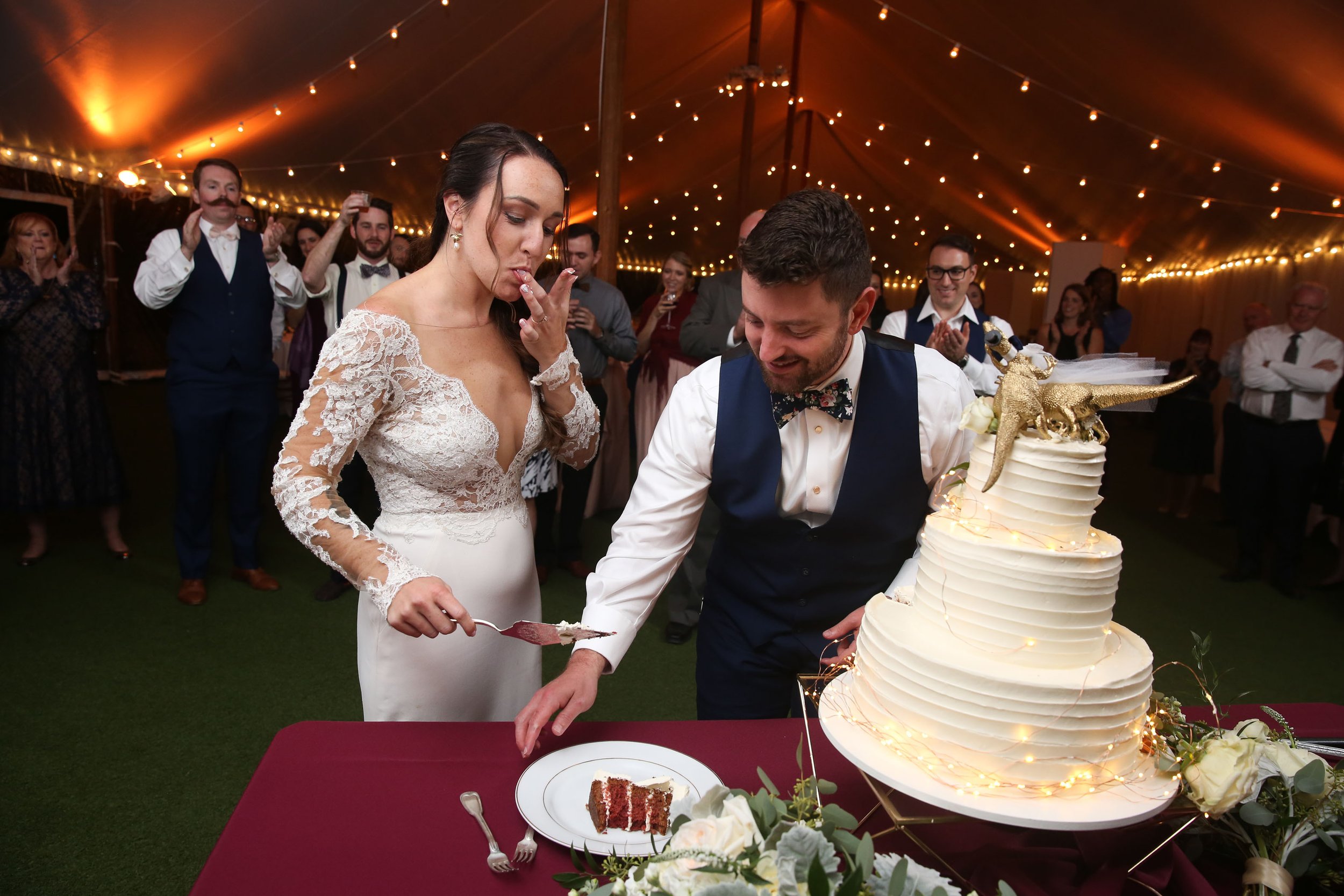  10/22/21 - Charlottesville, VA - Jill and Charles Cahoon Wedding at Keswick Vineyards.Photo credit: Amanda Maglione Photography 