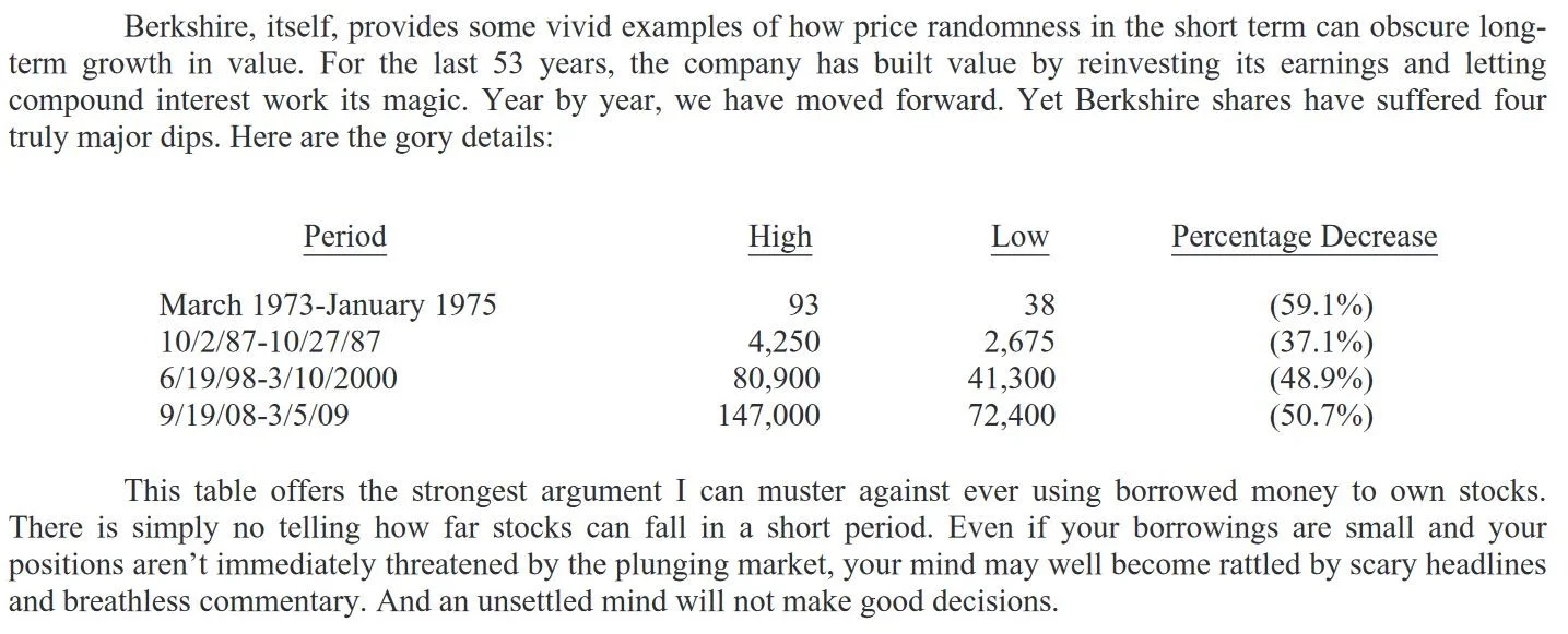Source: Berkshire Hathaway Annual Letter 2017