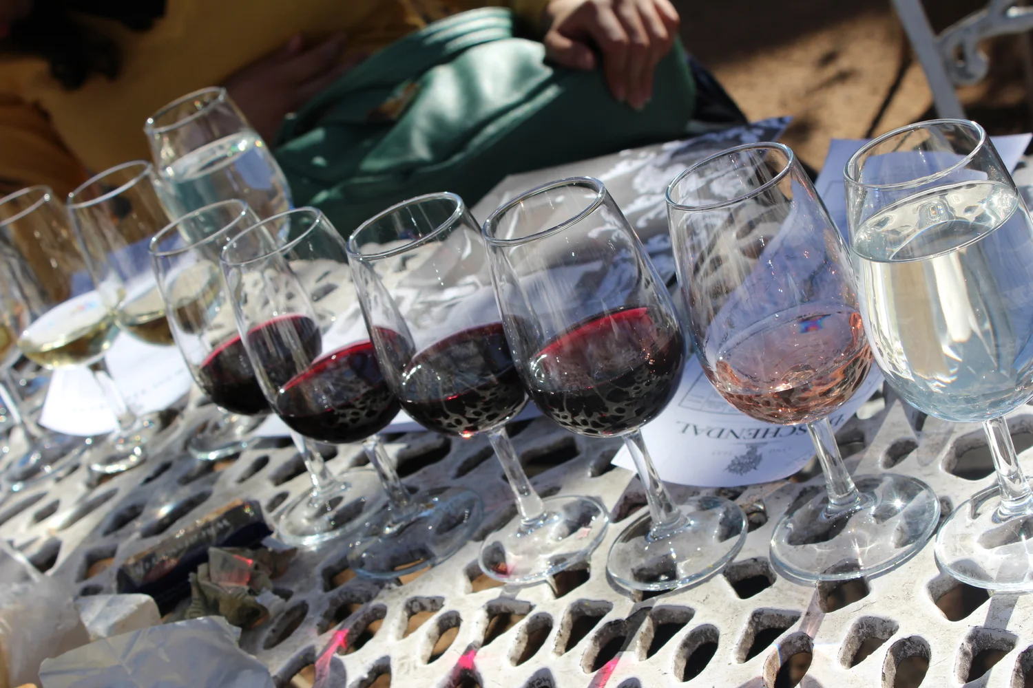 Cases of wines and more wine..