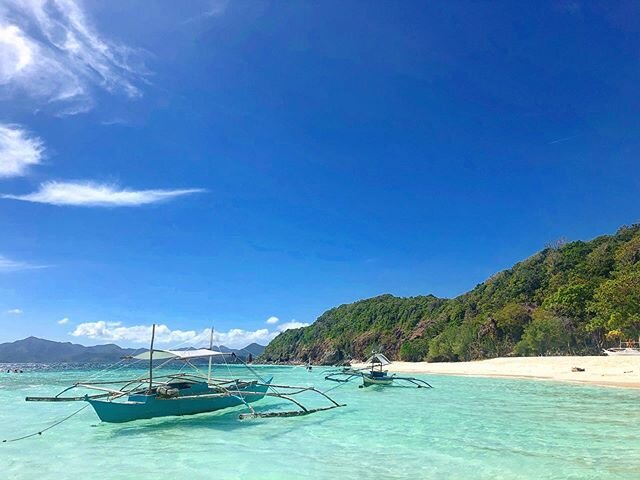 TBT to these stunning waters in the Philippines. Can&rsquo;t believe this was already 2 months ago! #coron #philippines .
.
.
#stayandwander #thegoodlife #mytinyatlas #neverstopexploring #wanderlust #keepmoving #nakedplanet #bluehues #clearwaterbeach