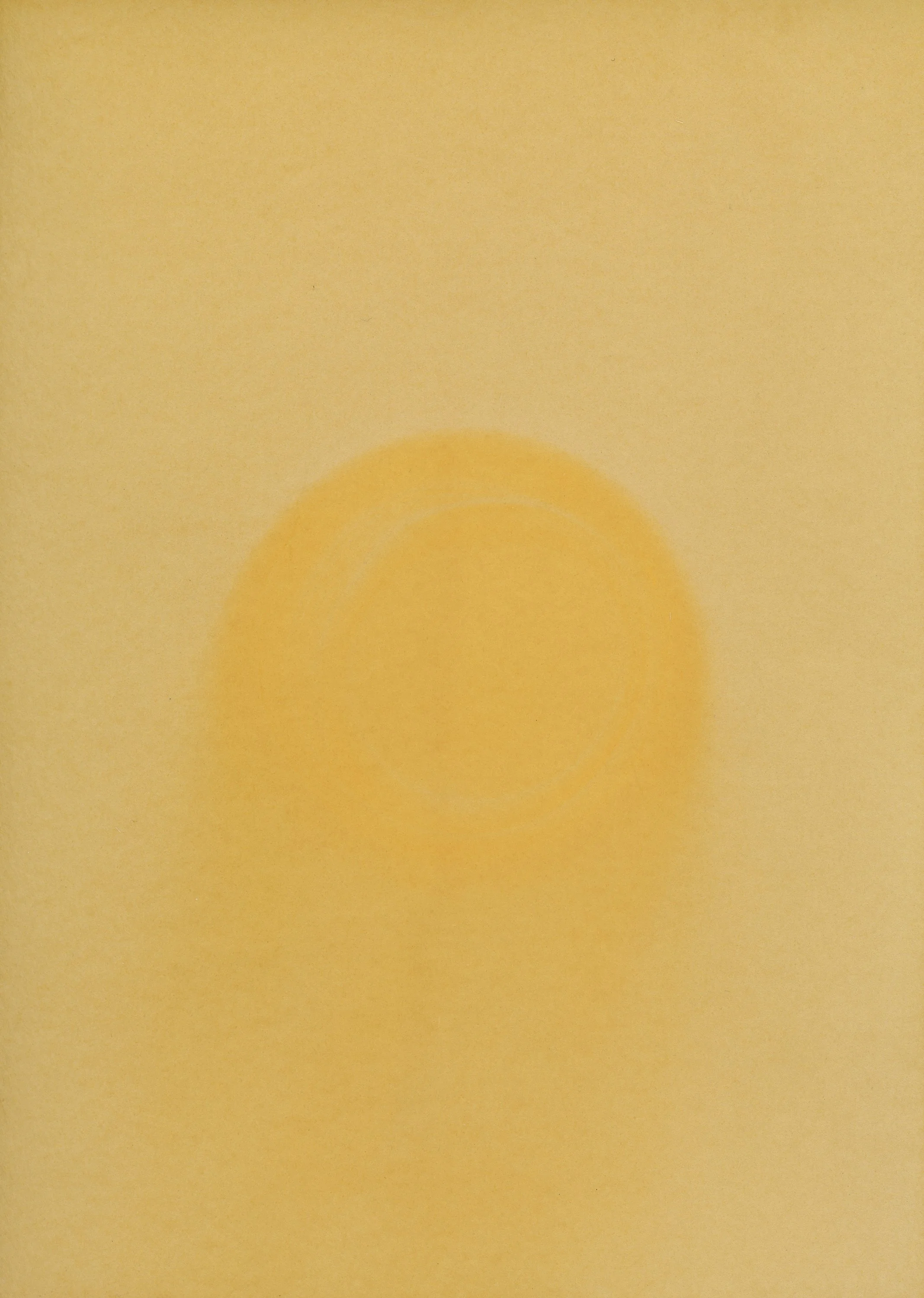   Maru #01-B  2025 Anthotype with turmeric 147 × 210 mm 