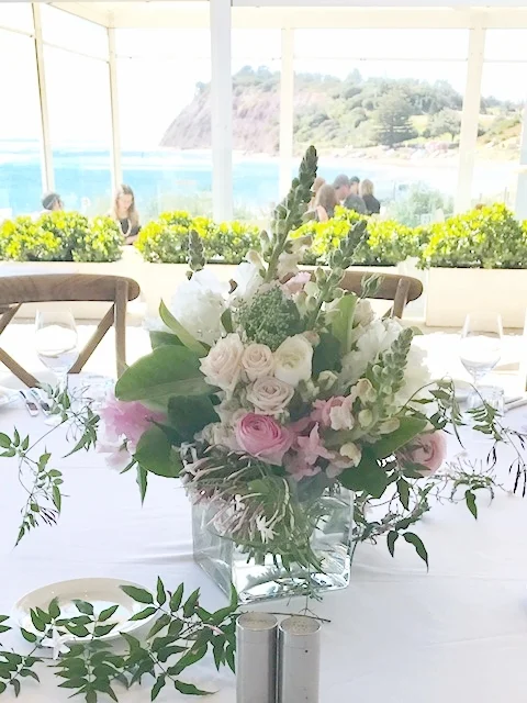 Long Reef Golf Club - September 2017  I just wanted to say how wonderful the flowers looked for my mother in laws function last Sunday. When we walked into the function room it looked so pretty against the ocean backdrop. The flowers were gorgeous and still going strong at home two weeks after the event. Quite a few people commented on the lovely arrangement and thought the wrapping station was an excellent idea. My mother in law was so impressed. Thank you Copperbeech.  Sue Adams