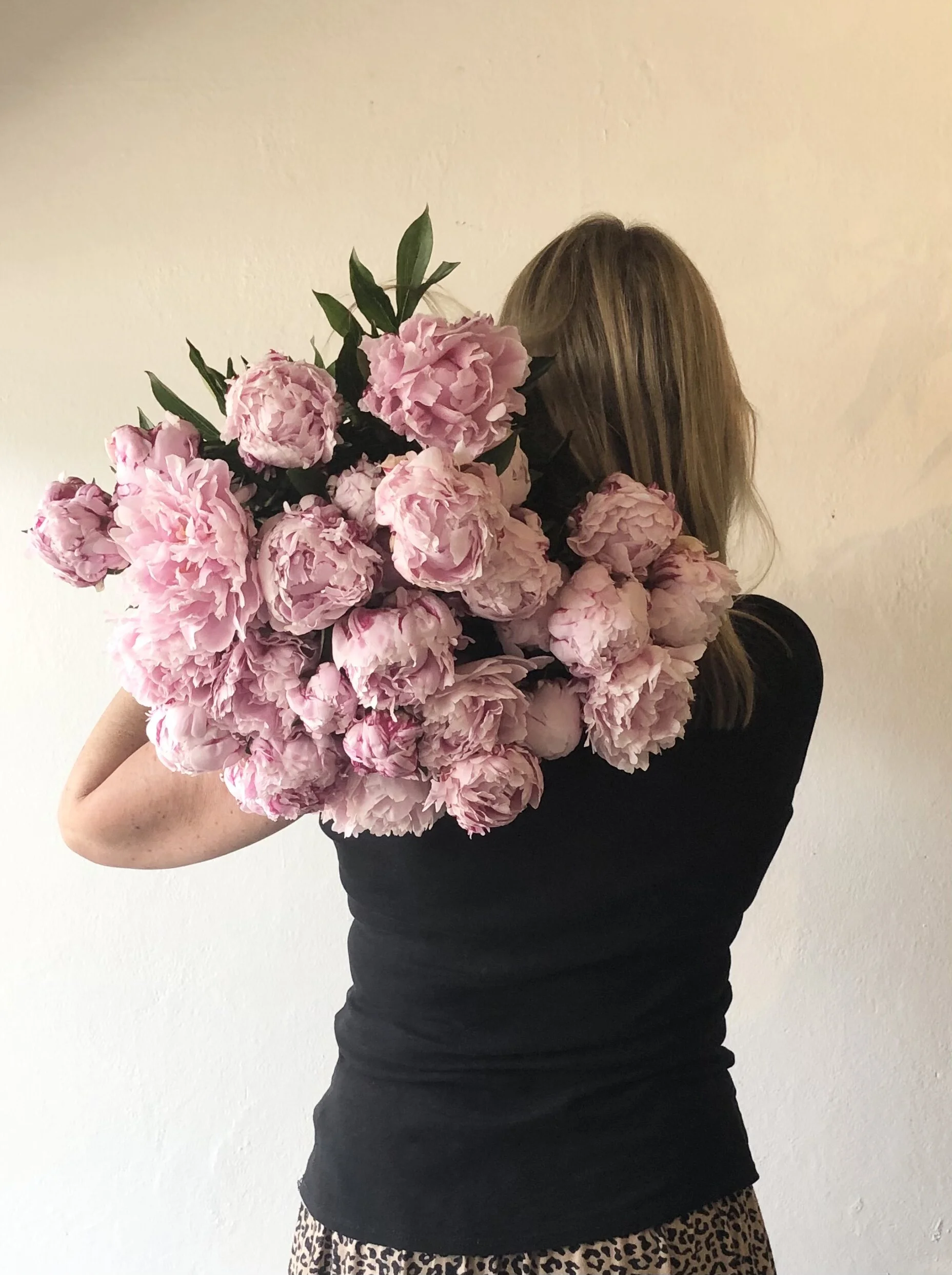 Fresh bouquet of peonies delivered today from northern beaches florist Copper Beech