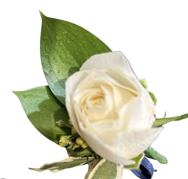 School Formal Buttonhole flowers - fresh