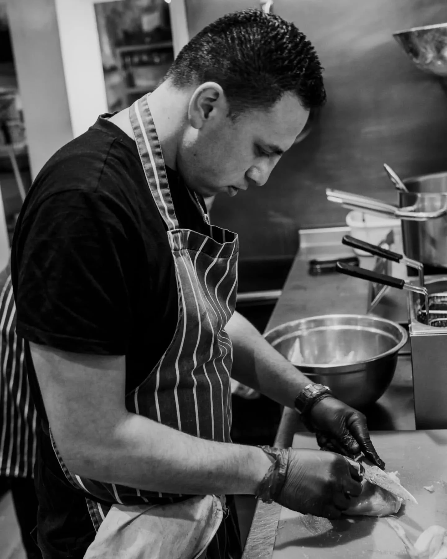 Today is a sad day. 

After 3.5 years it is time for our star Sous Chef, Liam to go back to his native NZ, and he will be very much missed!

A force of nature in the kitchen, talented, creative and always with the best energy, he will leave a Liam sh