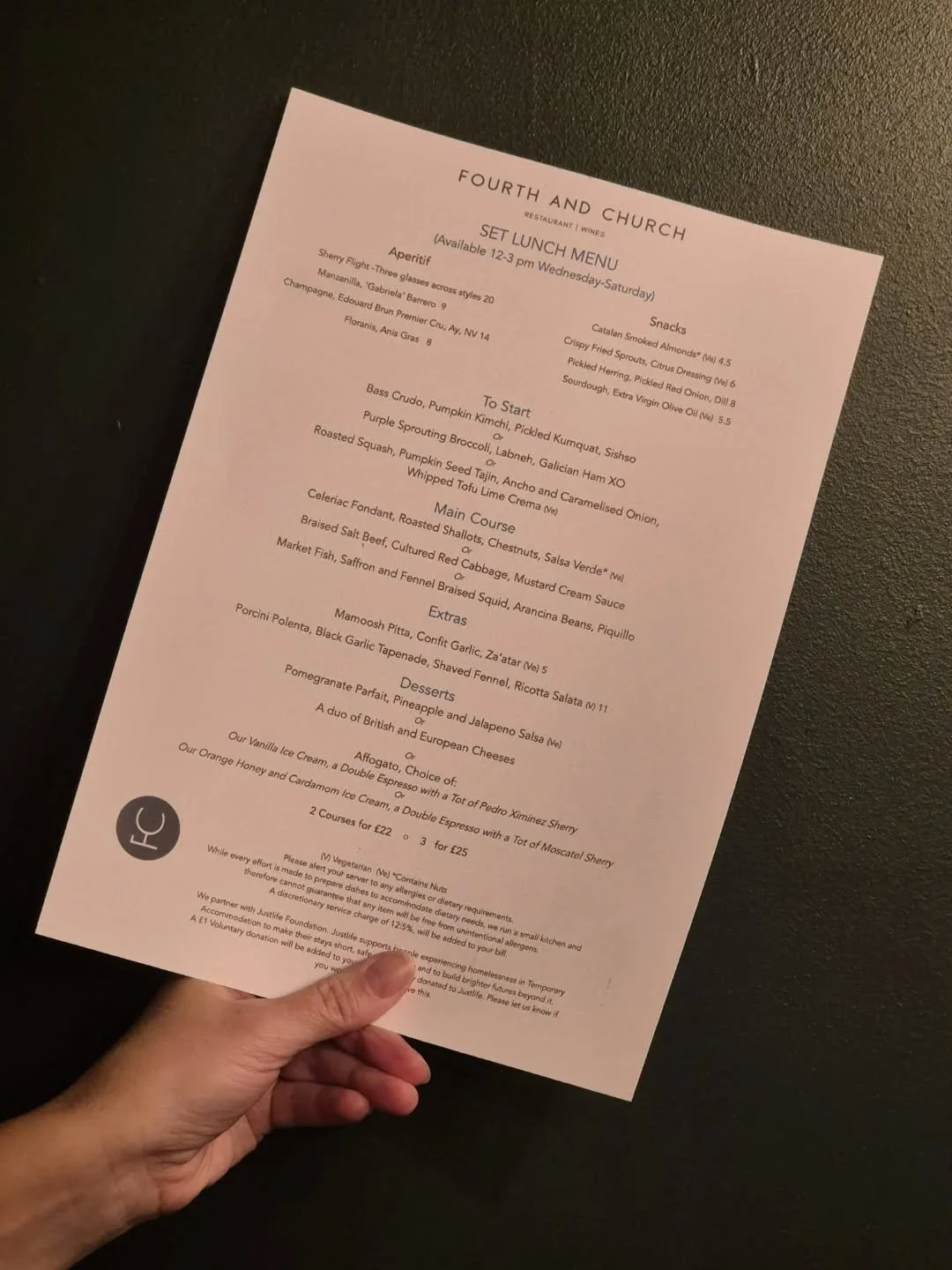 This week's lunch menu available Wednesday to Saturday 12 to 3.

Two courses for &pound;22 Three for &pound;25. 

Phenomenal value, even if we do say so ourselves. 

Book your table through link in bio or walk ins welcome 

#hovelunch #lunchoffer