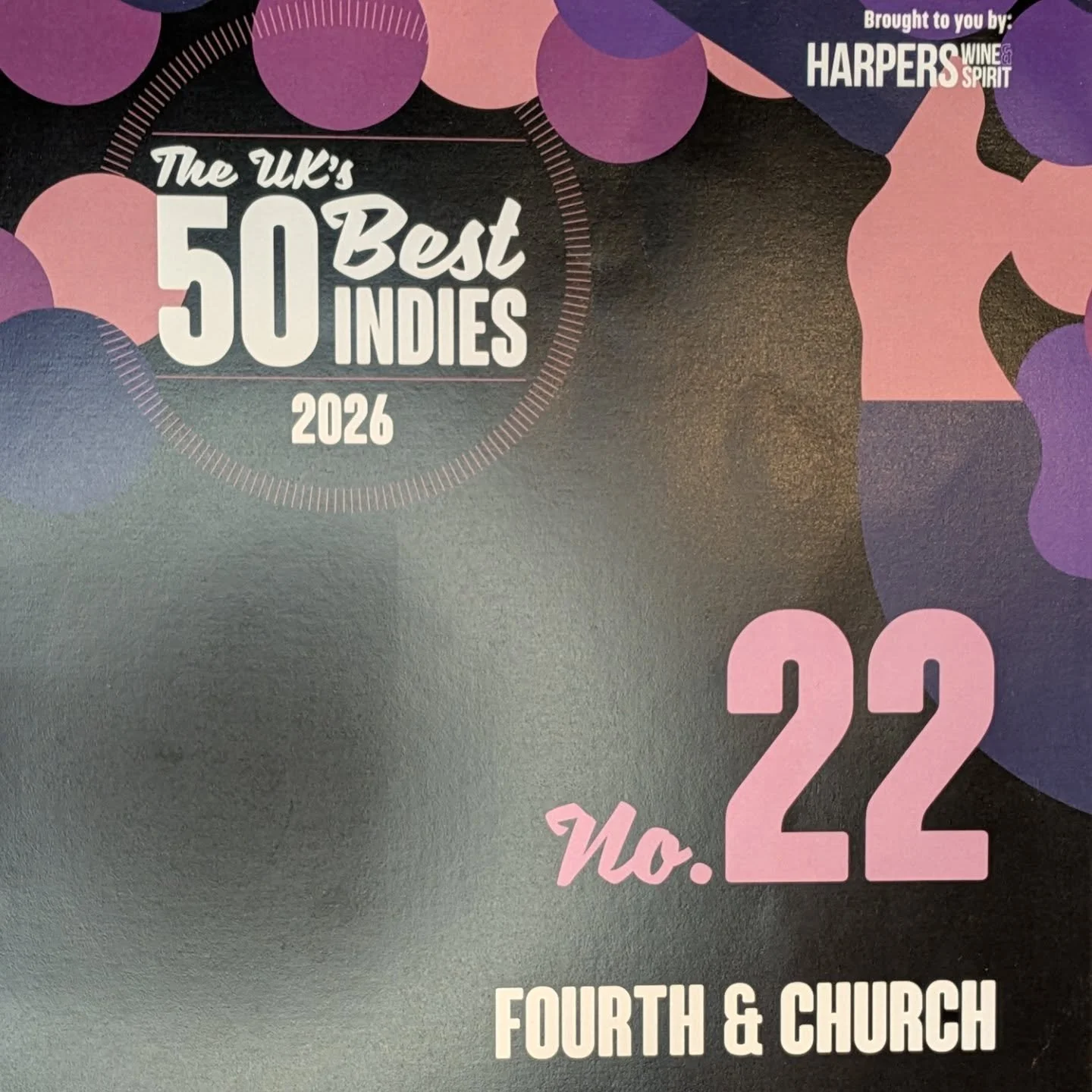 We were in Harpers not once, but twice in January's edition!

Not only were we No 22 in the UK's Best Indies 2026 but we also contributed to an insightful article on predicted trends in wine for 2026. 

So in anticipation of our (hopefully) annual pi