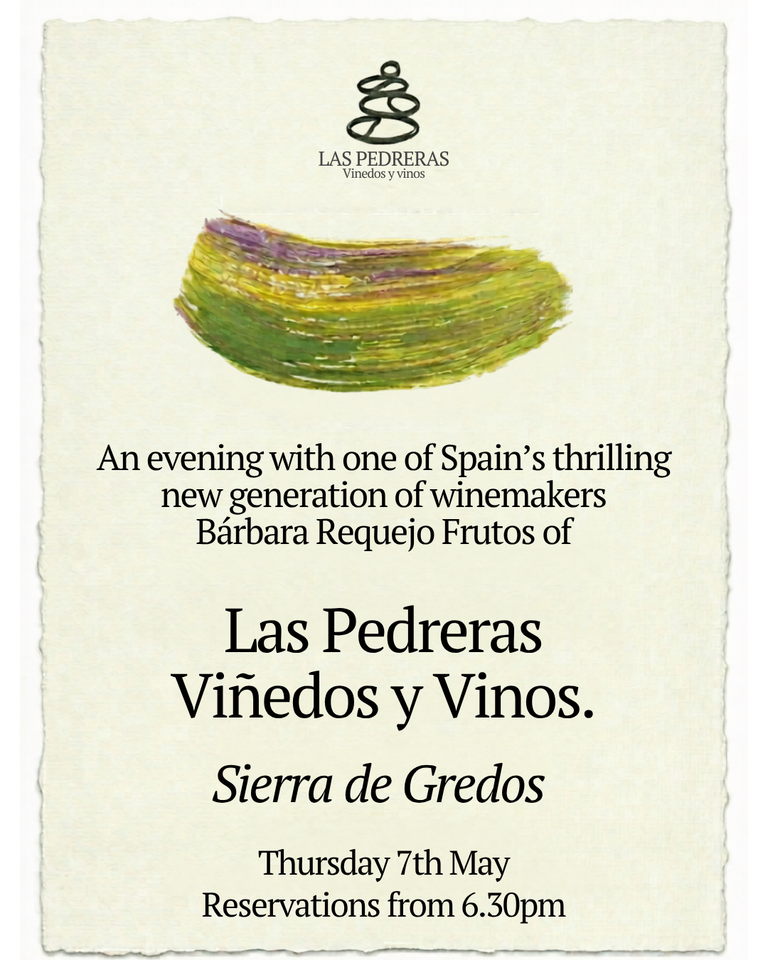 Las Pedreras- An evening with one of spains thrilling new generation of winemakers 