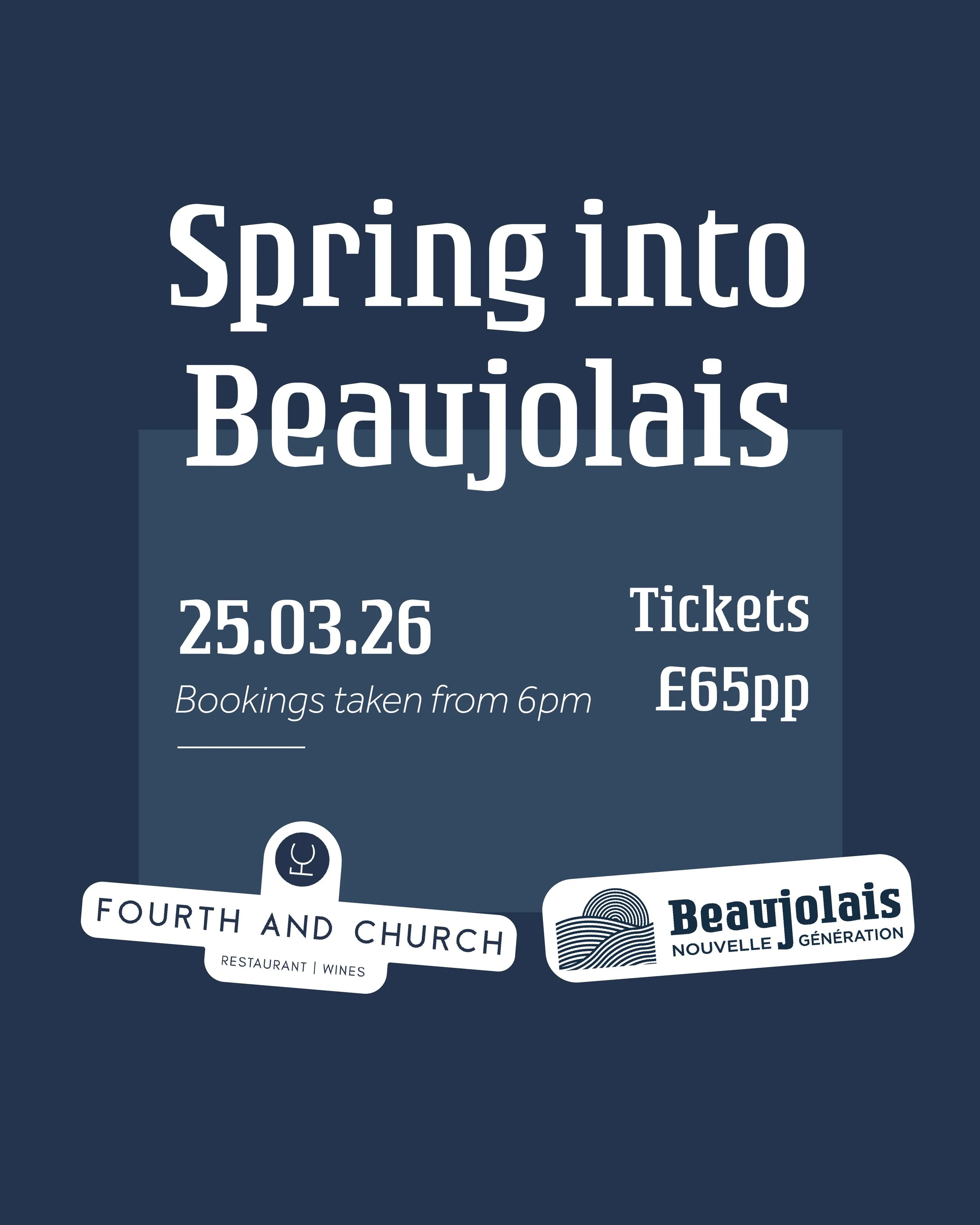 Spring into Beaujolais: an evening of equisite Food and Drink