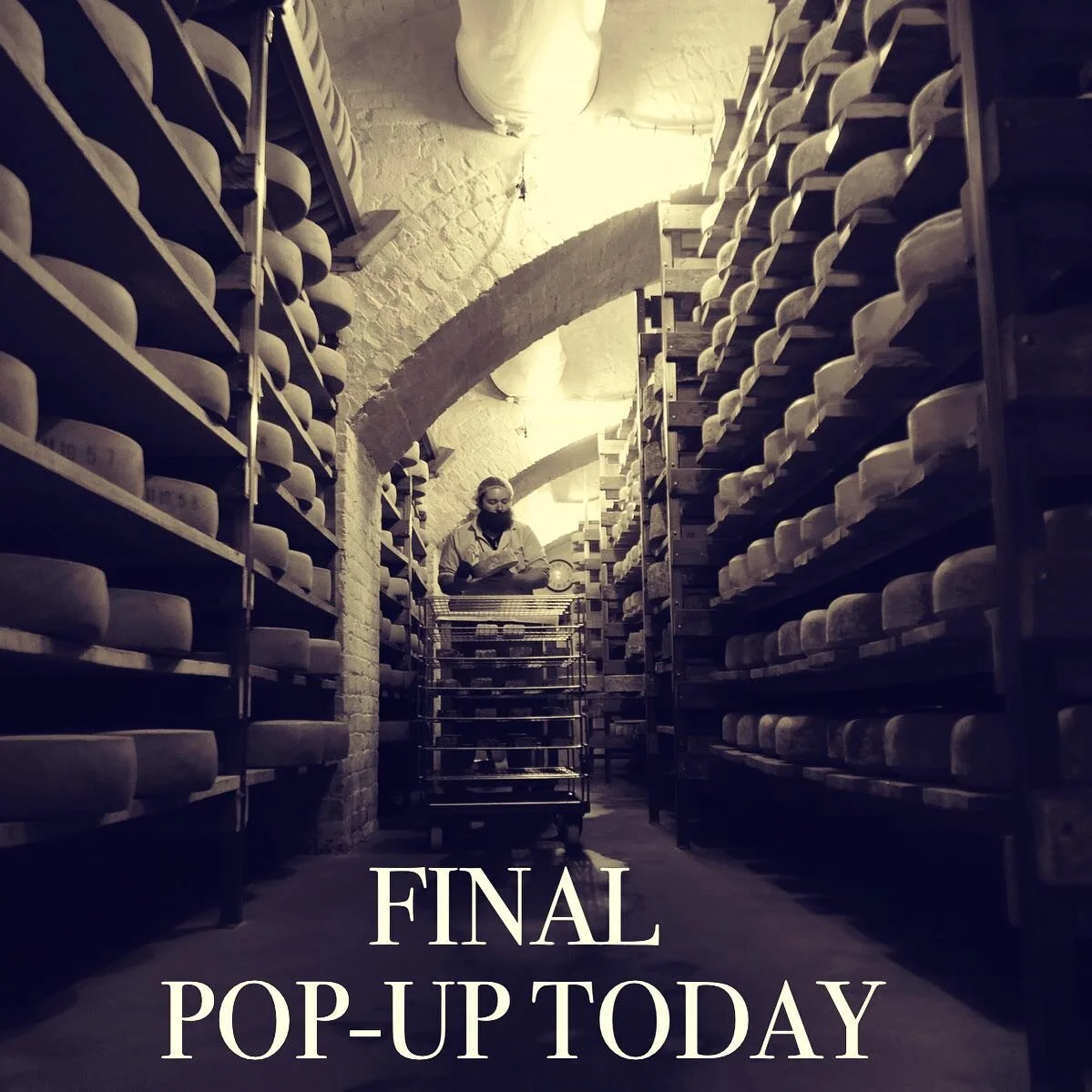 As many of you know we are closing the doors to Crown Finish Caves.  It&rsquo;s been a journey and we&rsquo;ve brought to life some amazing cheeses with exceptionally gifted and talented producers and employees. Come join us at our final popup today 