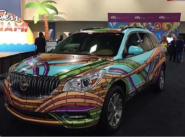 2015 Miami Auto Show - Cars Meet Art Exhibit