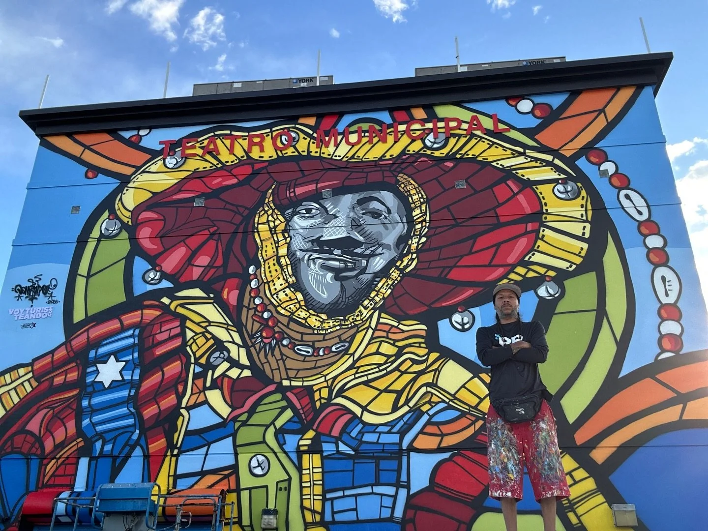 Gracias al Pueblo de Hatillo por abrirme las puertas de su Coraz&oacute;n y estar conmigo durante todo el proceso de creacion del Mural en el Teatro Municipal. Una experiencia inolvidable. Seguimos Regando La Peste a Coco y nuestra Cultura desde Puer