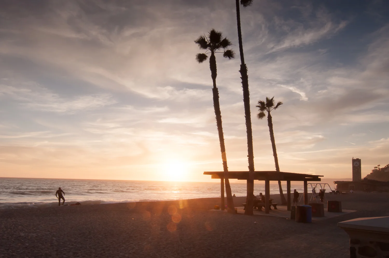San Clemente Pier at Sunset