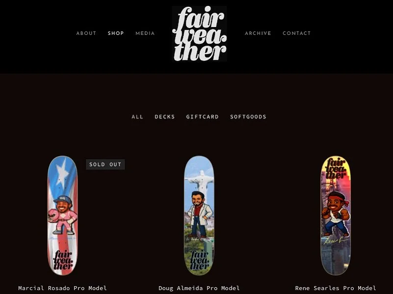 Happy to announce the launch of the three new Pros for @fairweatherskateboards  @pink__ranger @douglasalmeidask8 and @hesh_dumpling thanks for being a part of the fam and thanks to everyone that supports them!!!!