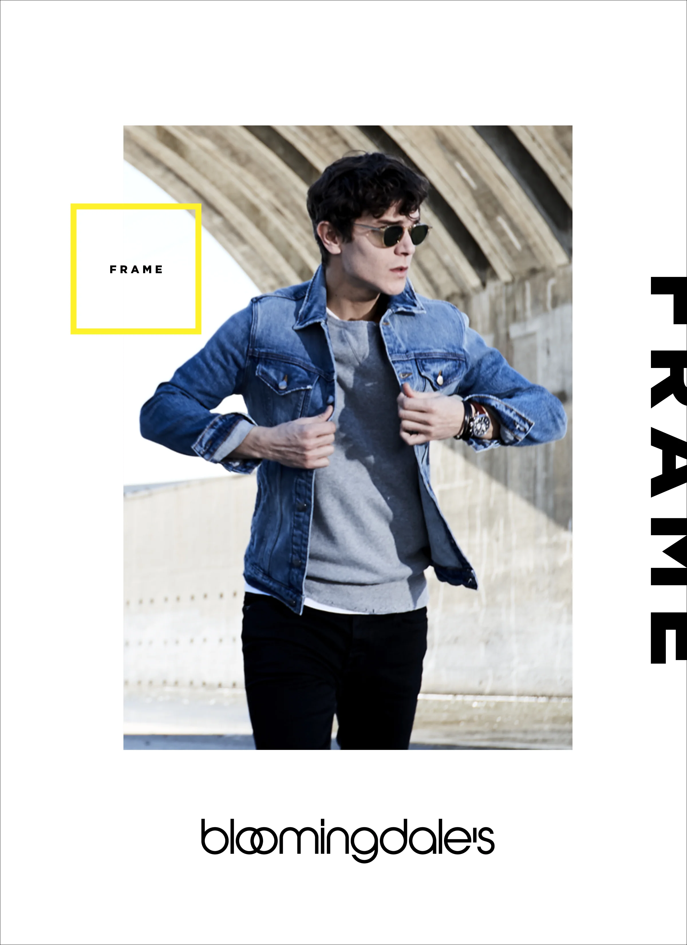 Design direction for 2017 Bloomingdale's Mens Spring Advertising Campaign