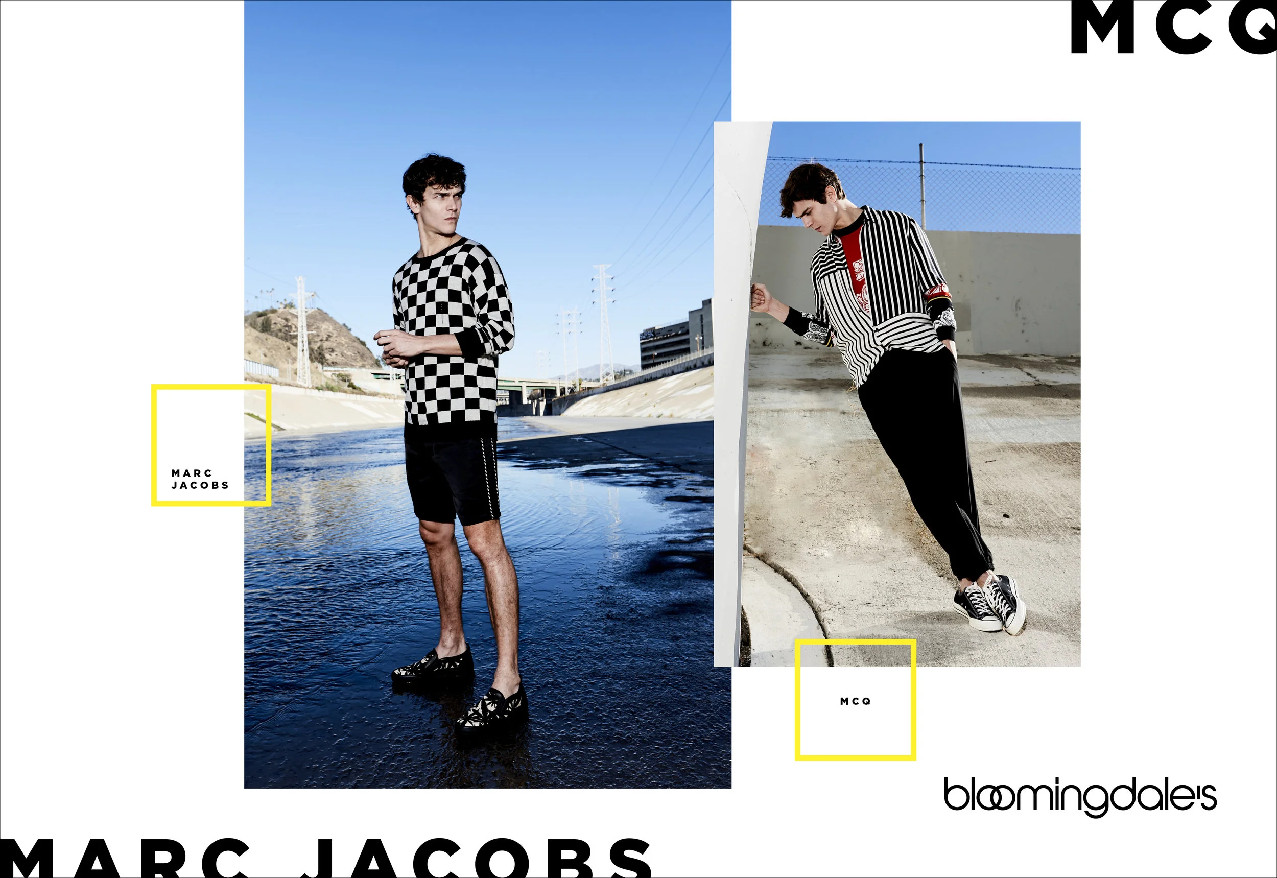 Design direction for 2017 Bloomingdale's Mens Spring Advertising Campaign