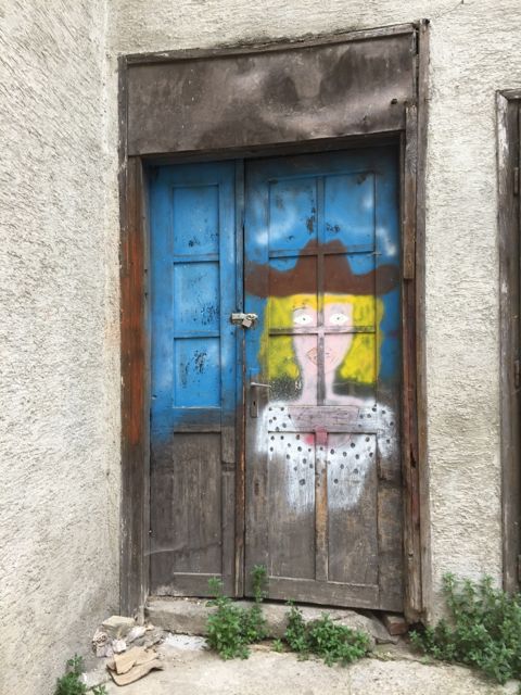 A sample of treet art in Zagreb
