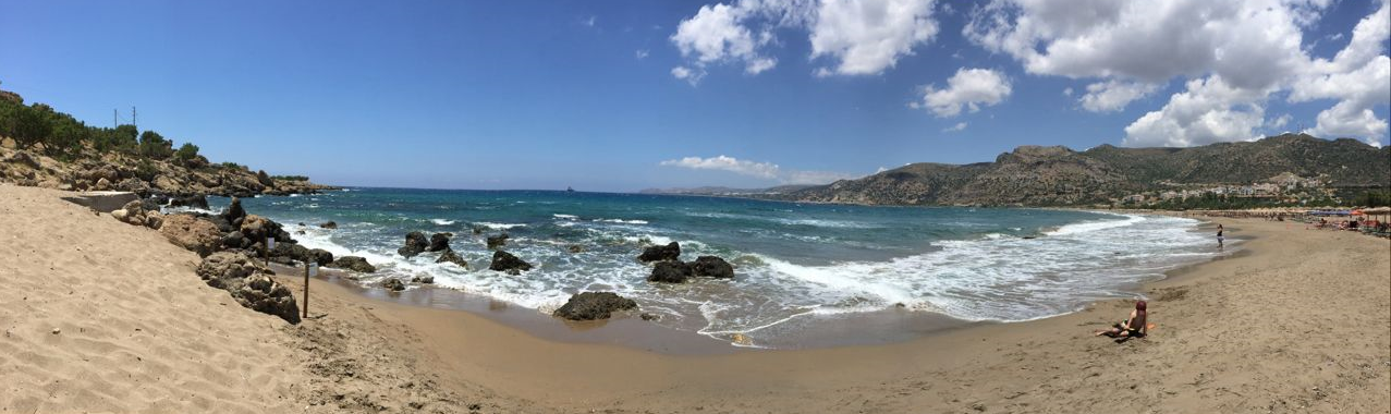 Beach at Paleochora, Crete