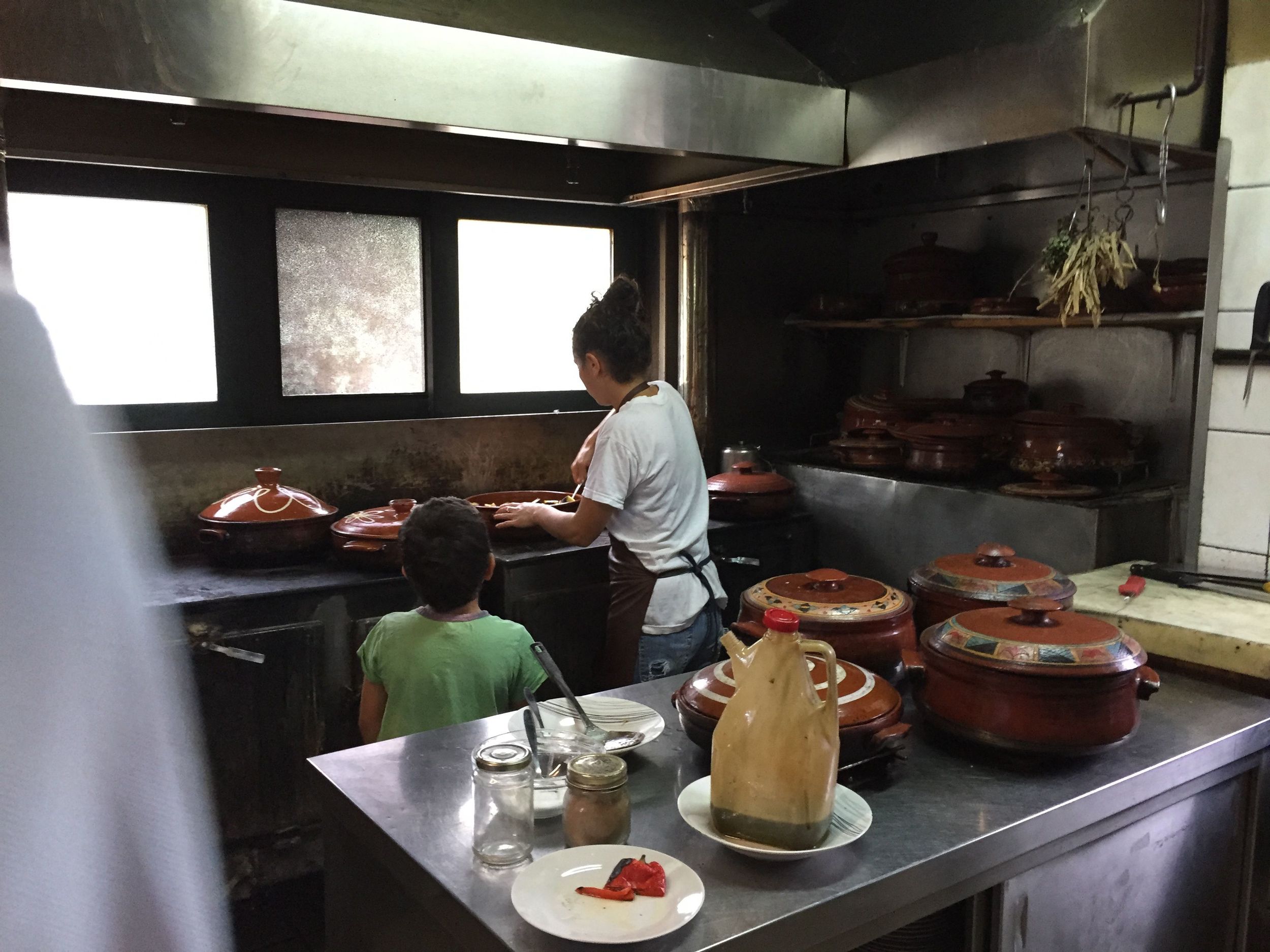All of the vegetables at the Dounia restaurant are grown in their garden. (Betsy Herbert)