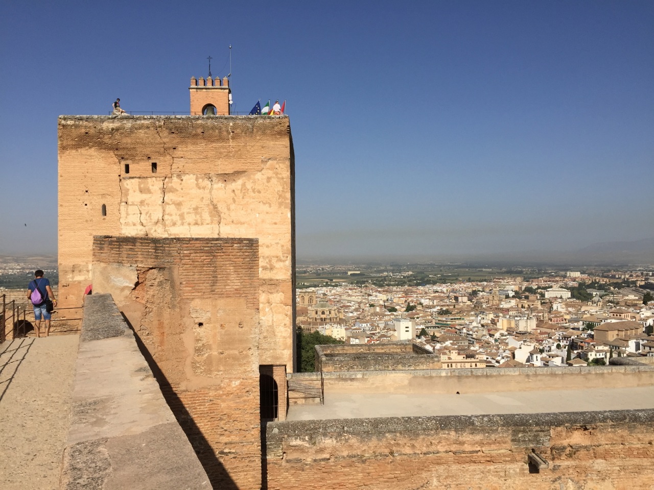 View of Granada from the Generaliffe, the Alhambra, Granada