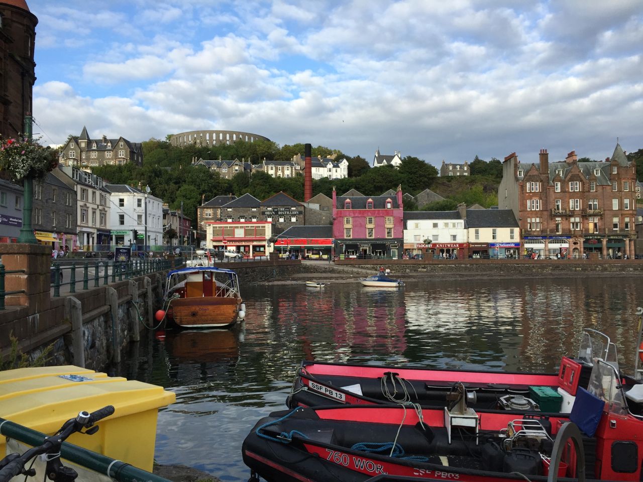 The harbor at Oban, Scotland.
