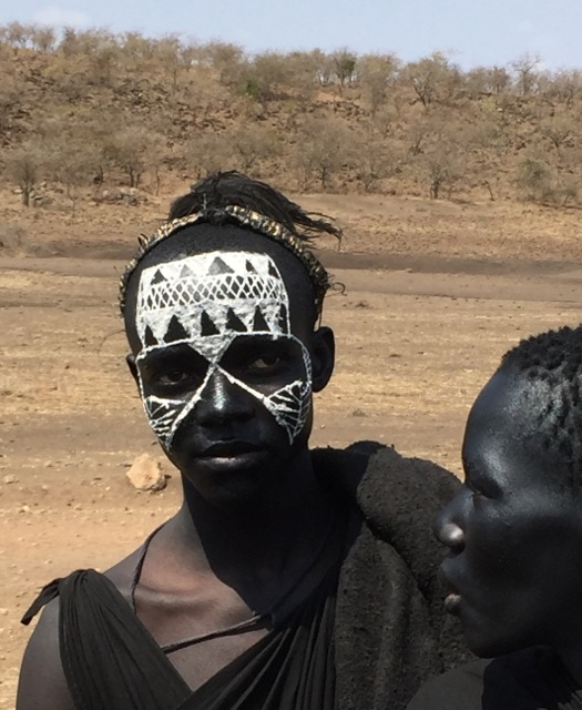 Two Masai adolescent boys we talked with in the foothills of Kilimanjaro. They had just undergone the traditional Masai circumcision ceremony.