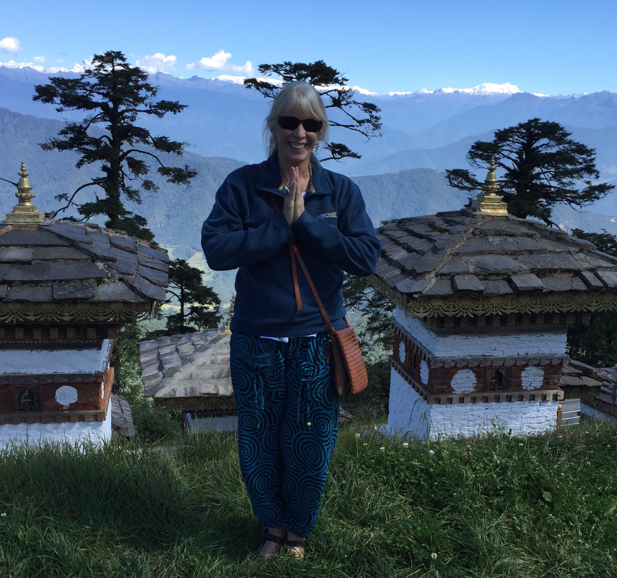 Namaste from Docula Pass, Bhutan.