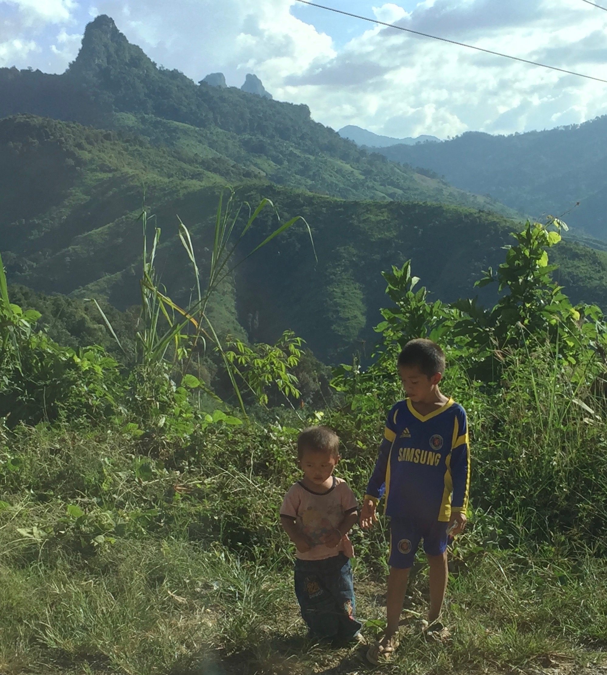 Children in the rural areas of Laos are subject to the threat of unexploded ordnance left over from the Vietnam War.