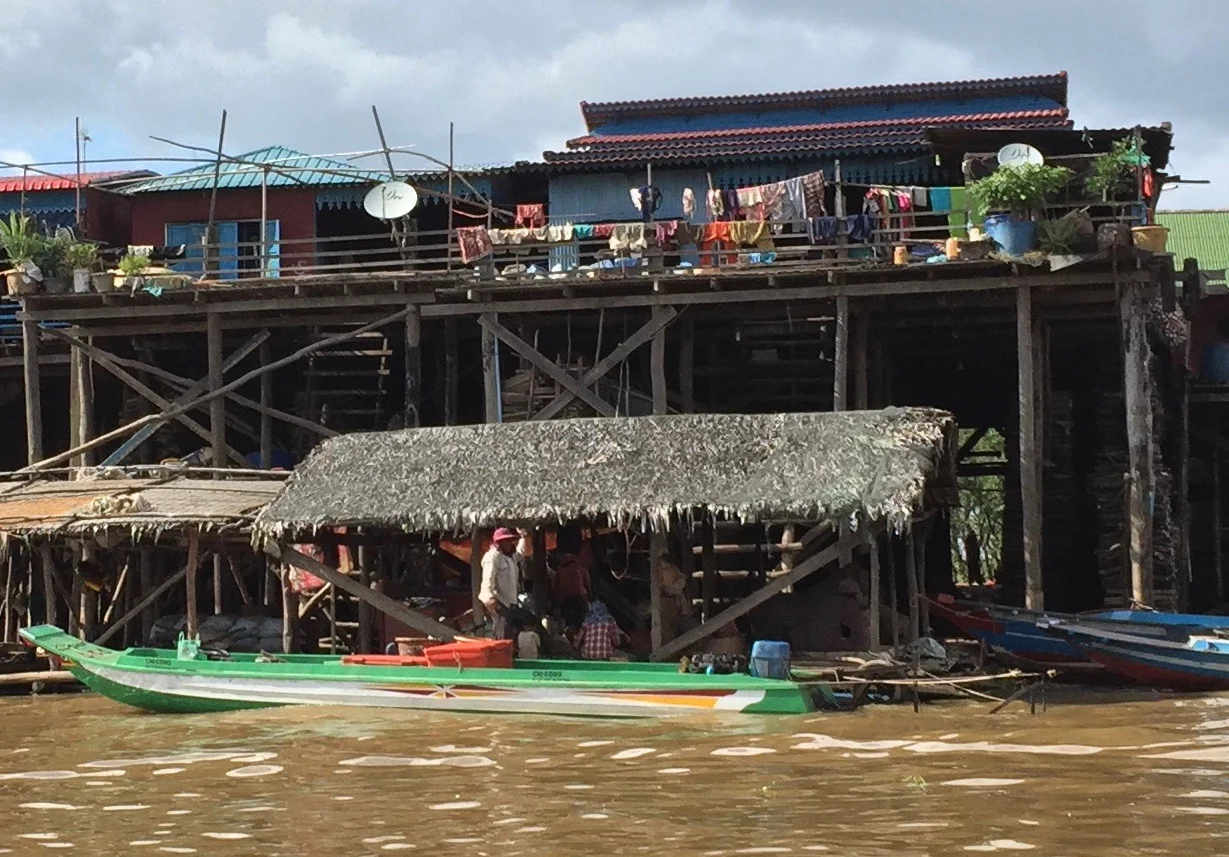 Life in a floating village on Tonle Sap Lake, Cambodia