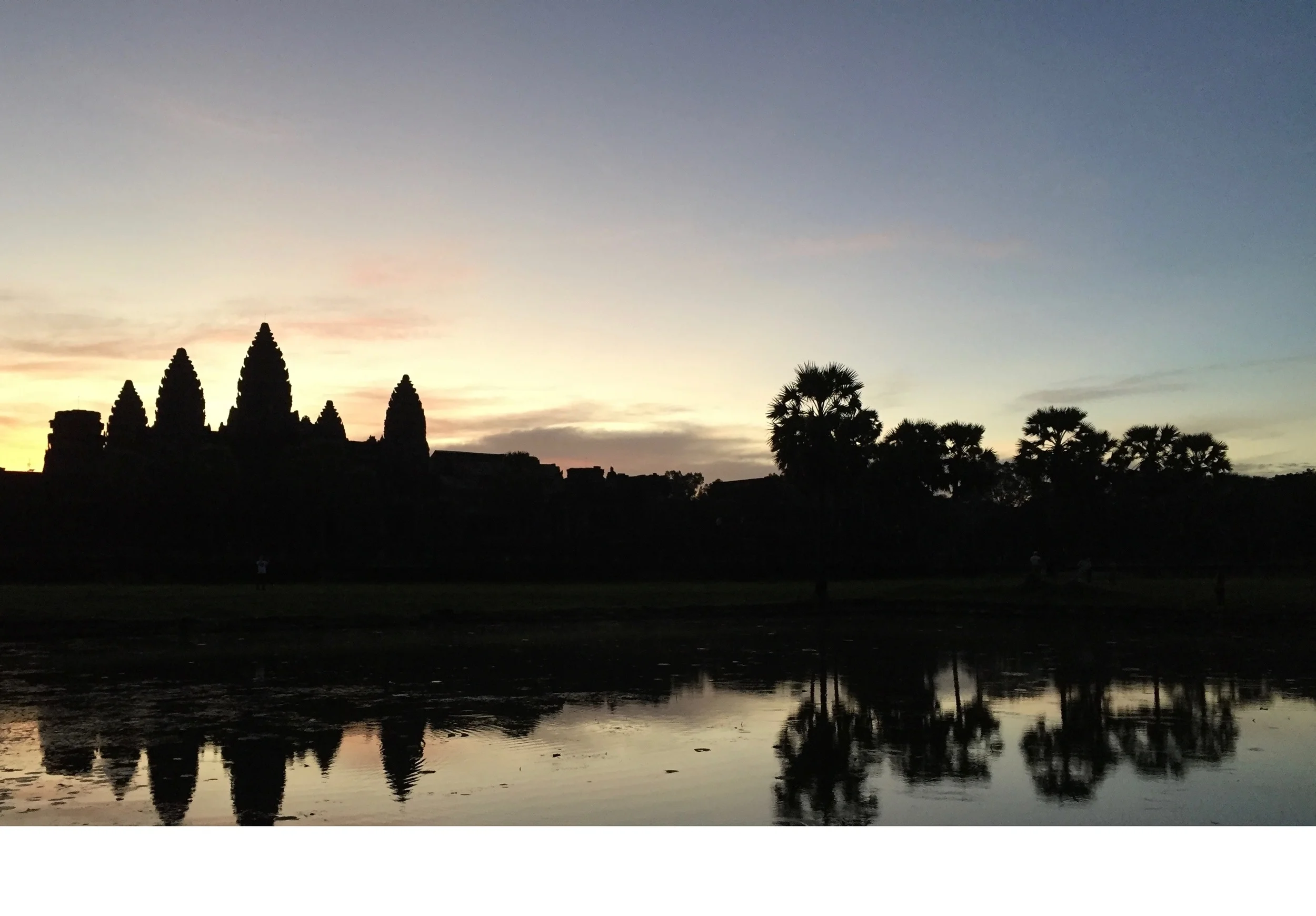 Angkor Wat at sunrise.