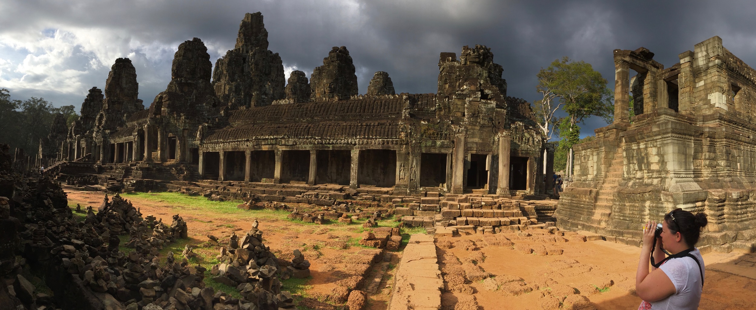Angkor Thom in late afternoon.