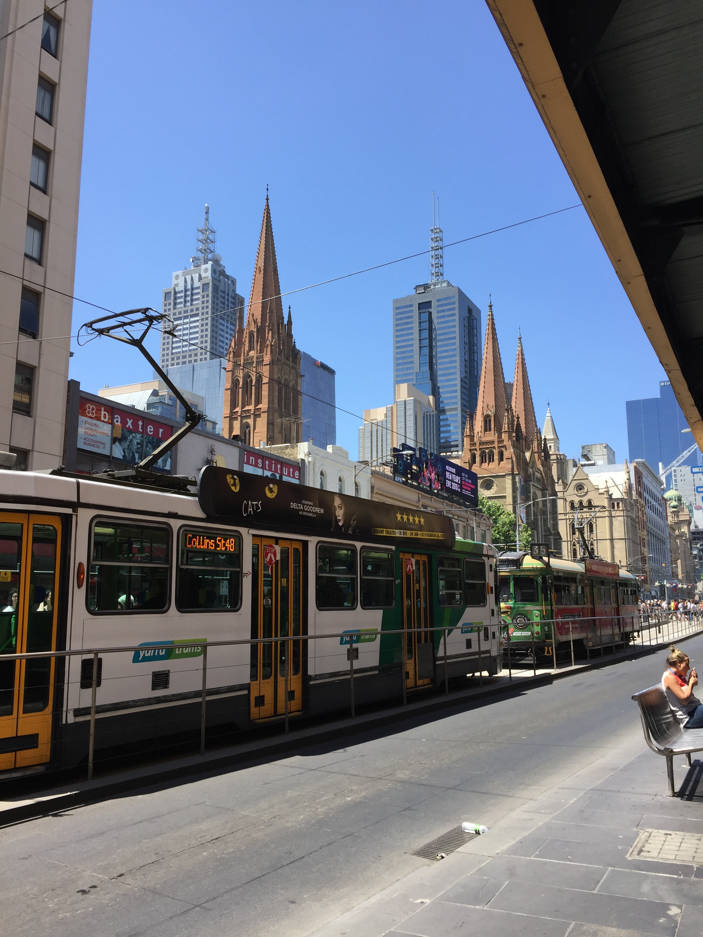 Melbourne's public transportation system makes getting around the city fairly easy, but I walked almost everywhere from my apartment in Southbank.