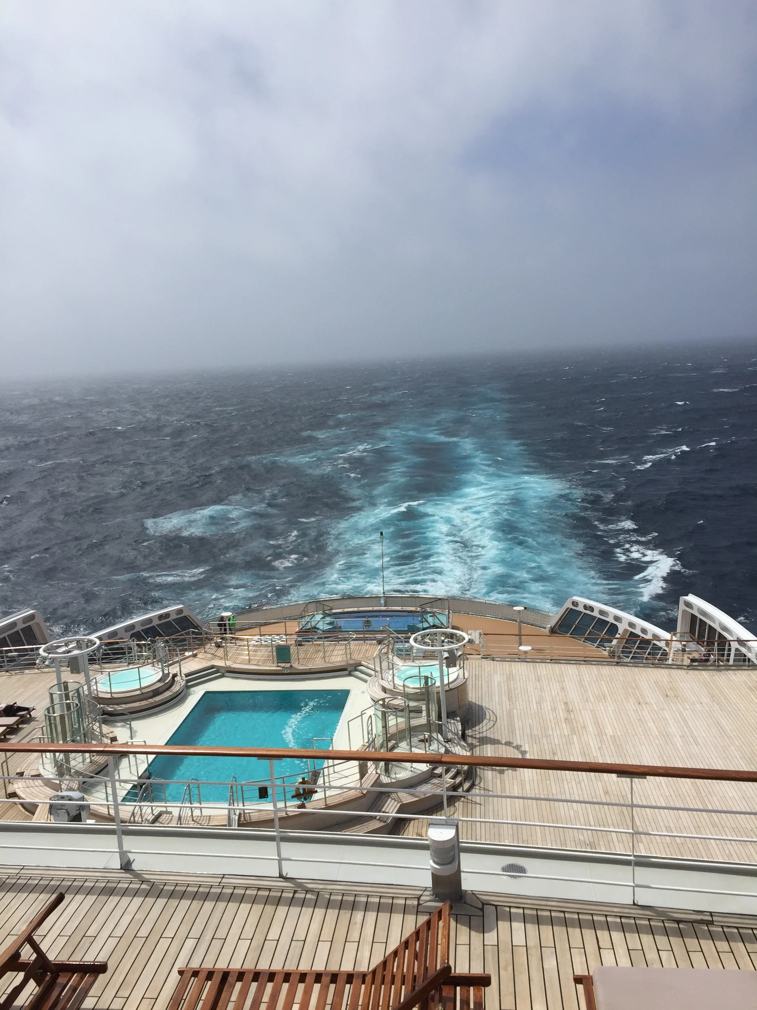 Cruising and bruising aboard the Queen Mary 2