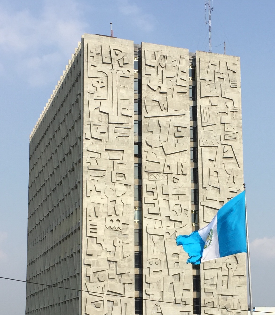 A beautiful modern building in Guatemala City.