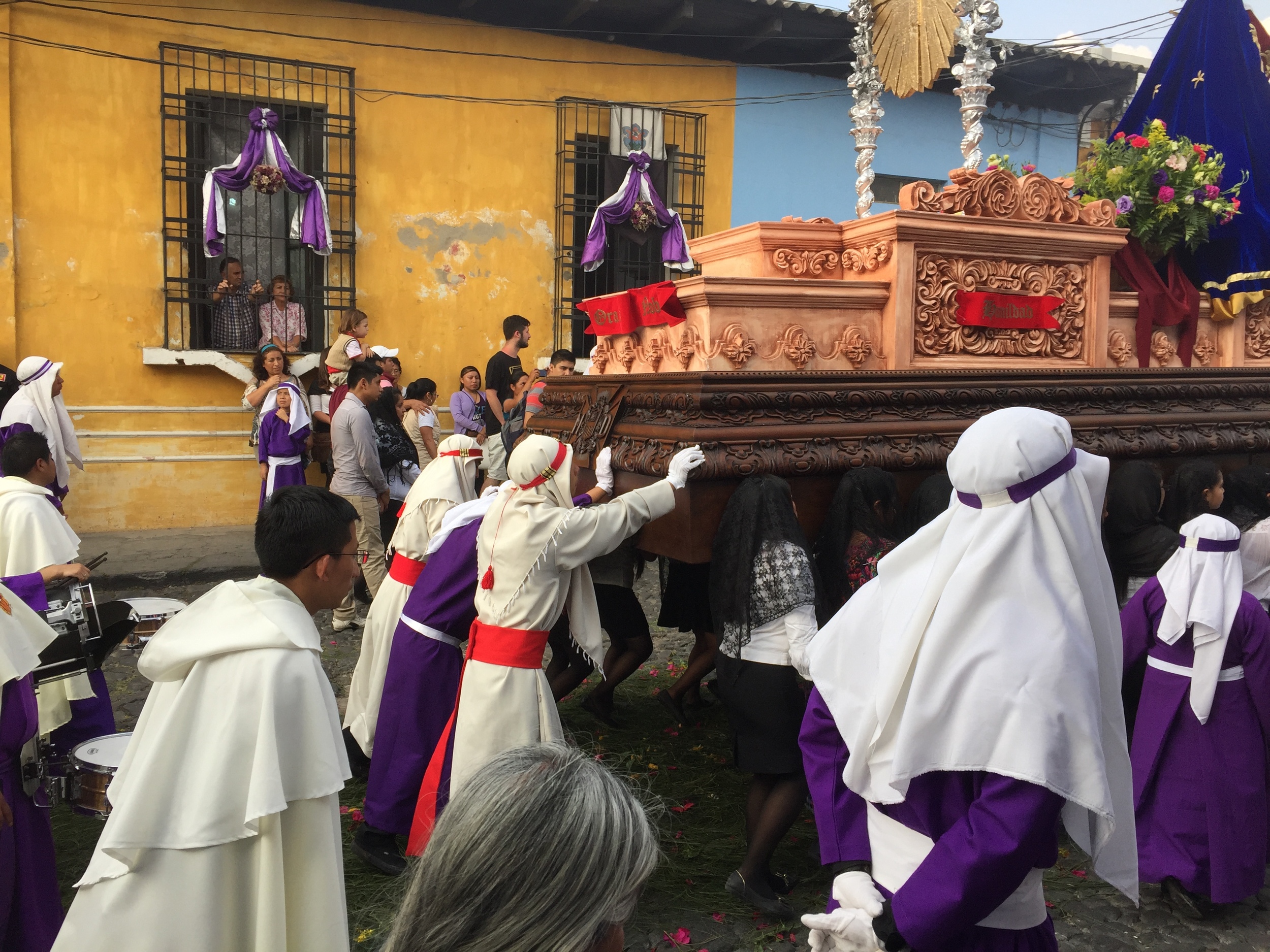 Semana Santa procession in full swing.
