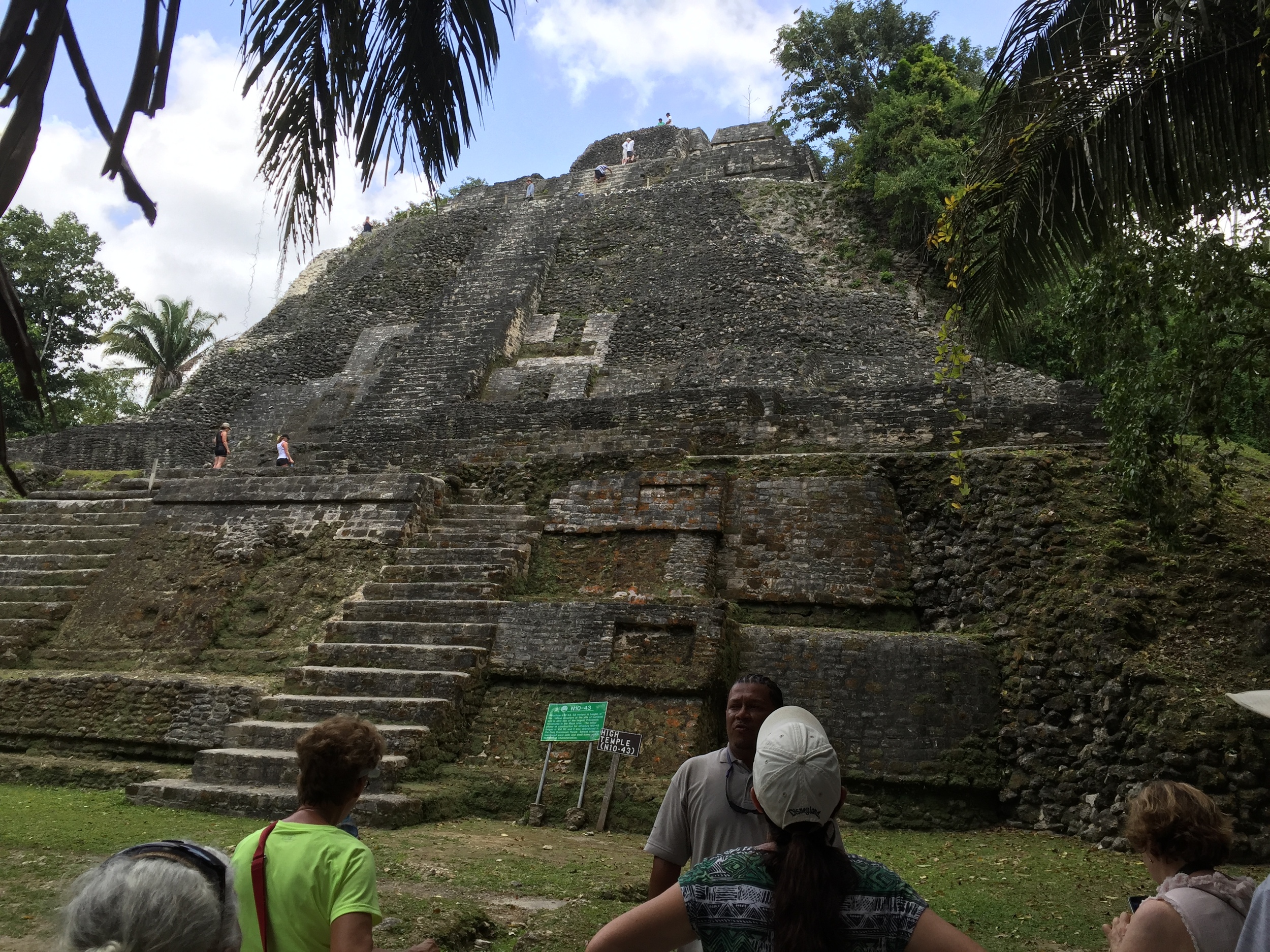The largest excavated ruin at Laminai, the Mask Temple.