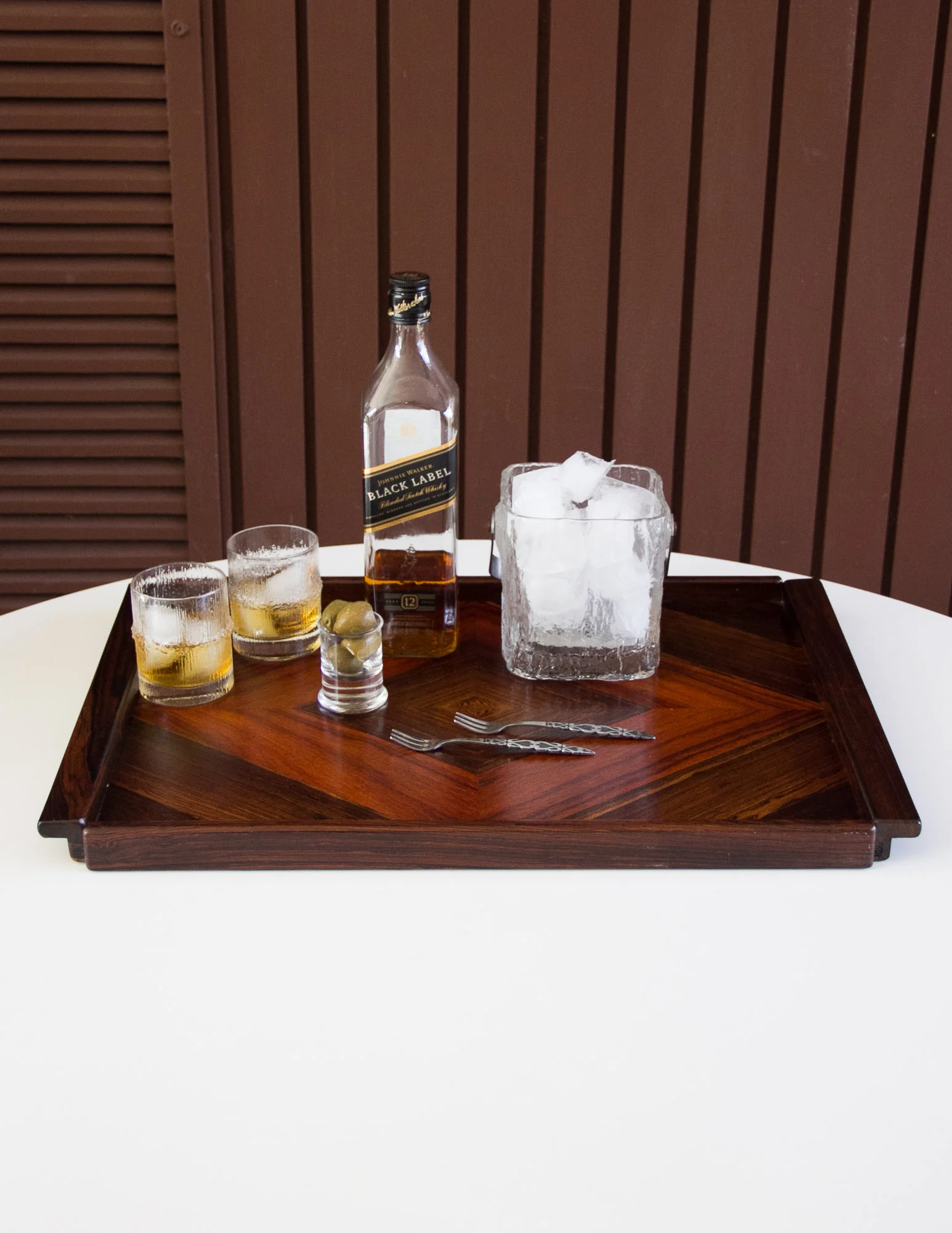 rosewood tray