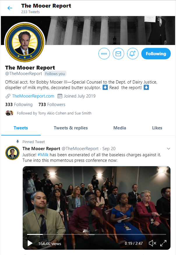 Got Milk? — The Mooer Report