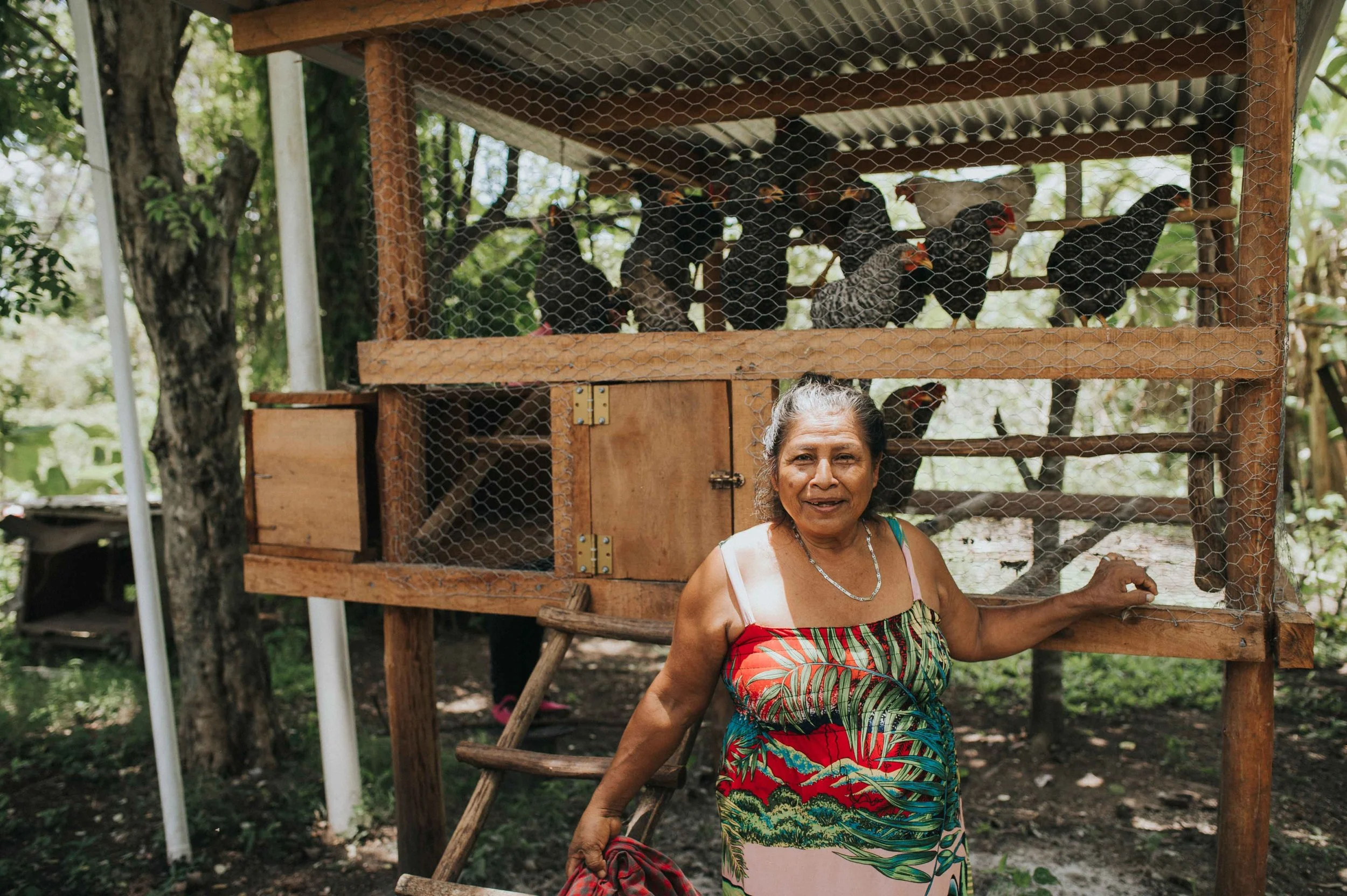 With the modest profits Josefa makes through regenerative agriculture, Josefa plans to improve her crowded home and educate her beloved family. Photo by Salt to Clay Photography
