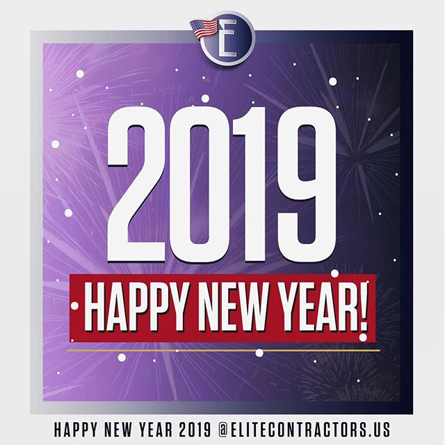 From all of us here at @elitecontractors.us, we wish everyone health, prosperity, happiness and peace ☮️ in 2019!
.
#happynewyear #newyearseve #homecontractor #commercialcontractor #contractorlife #linkinbio👆 #elite #doingELITEwork #generalcontracti