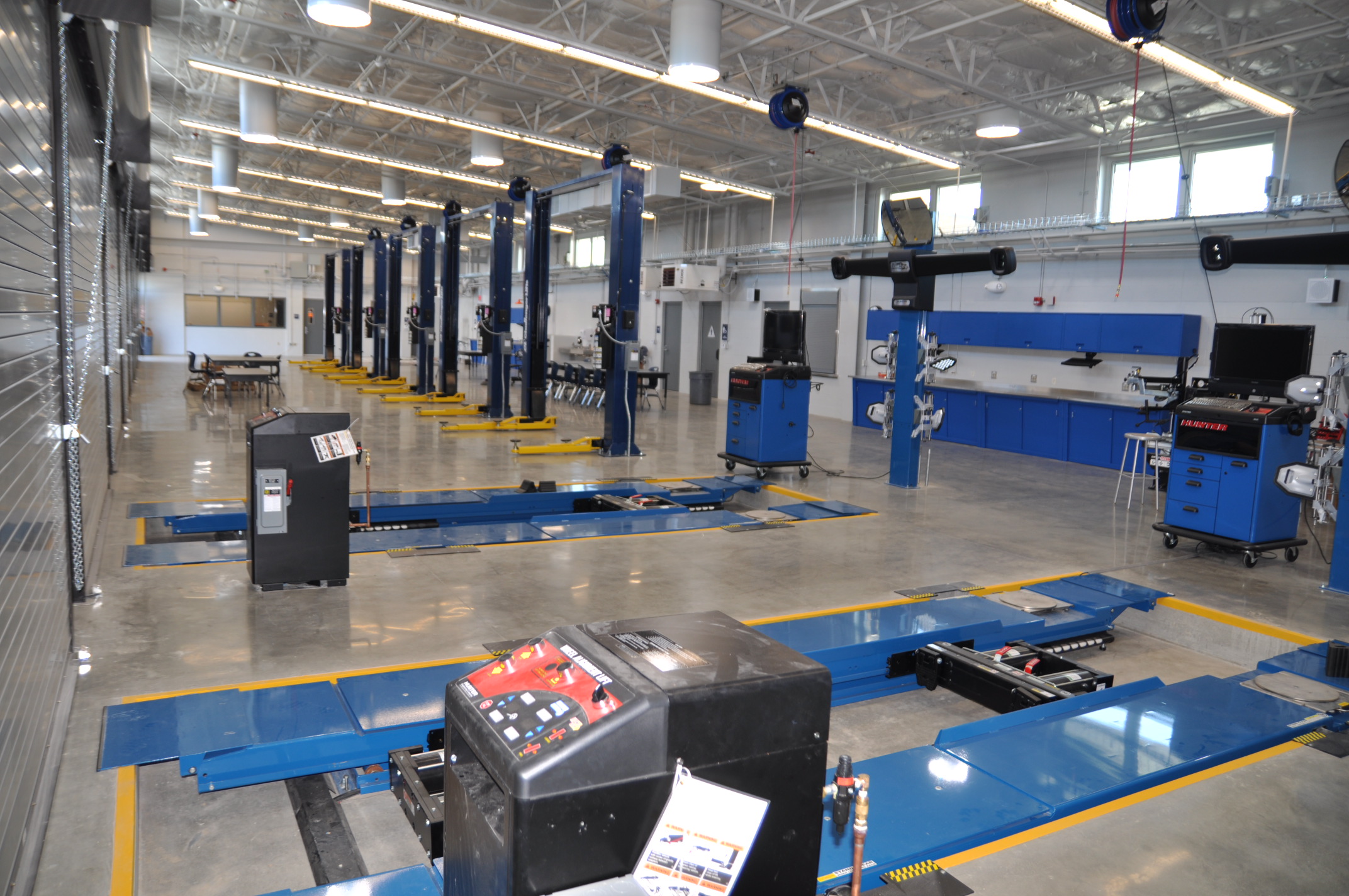 James Madison High School campus (shop area)