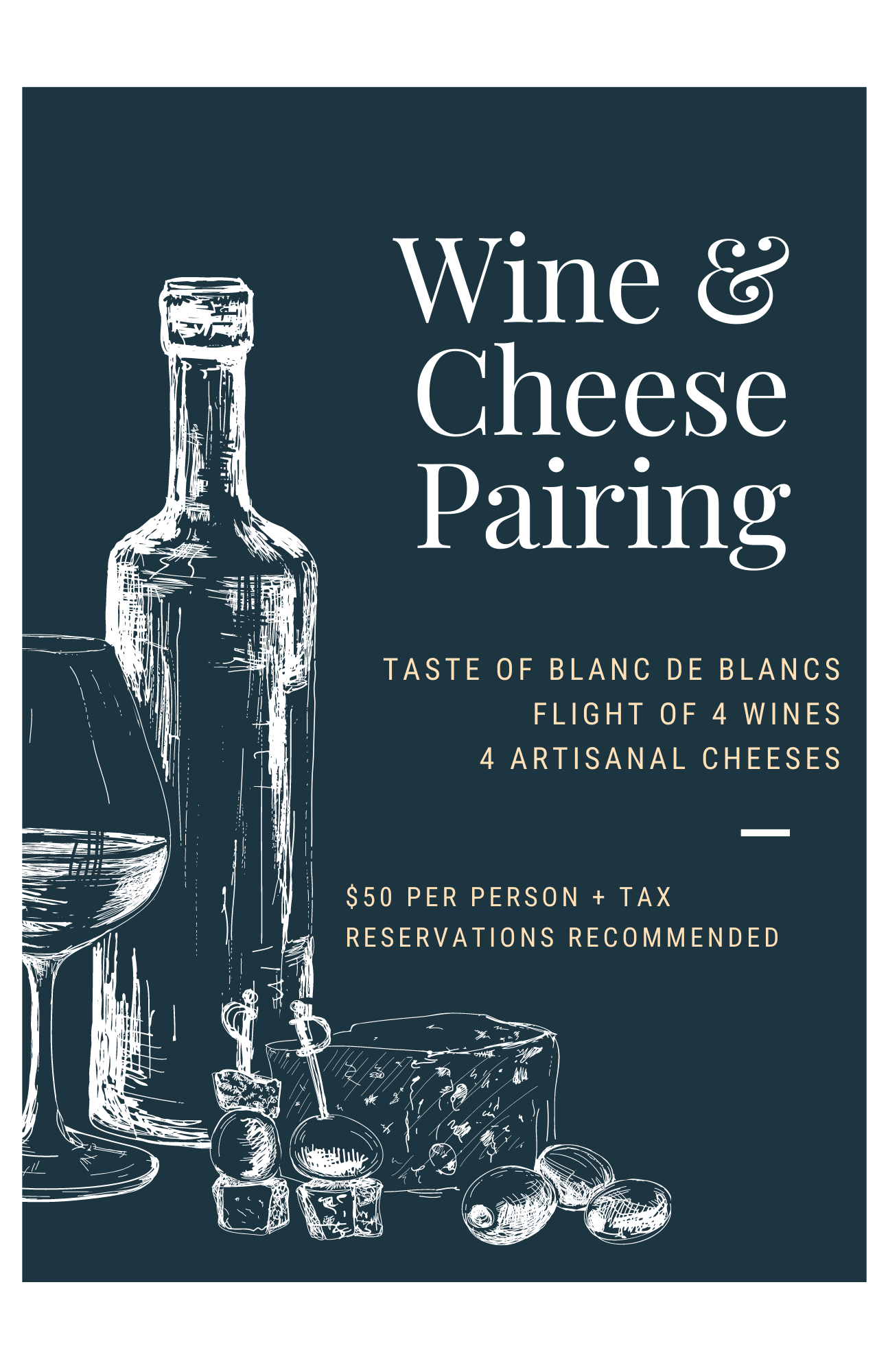 Wine & Artisanal Cheese Pairing