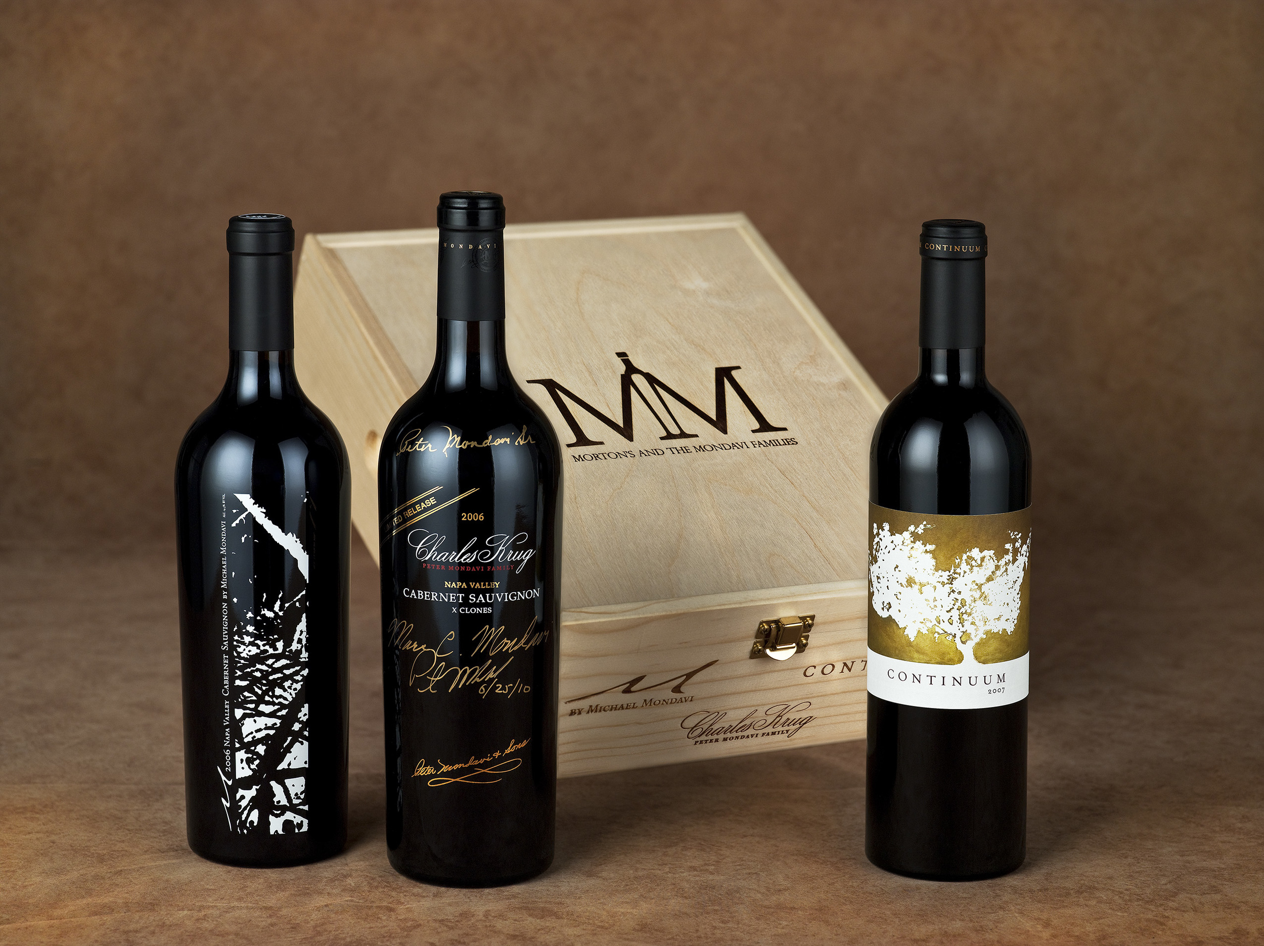 Logo and Packaging for Morton's and Mondavi