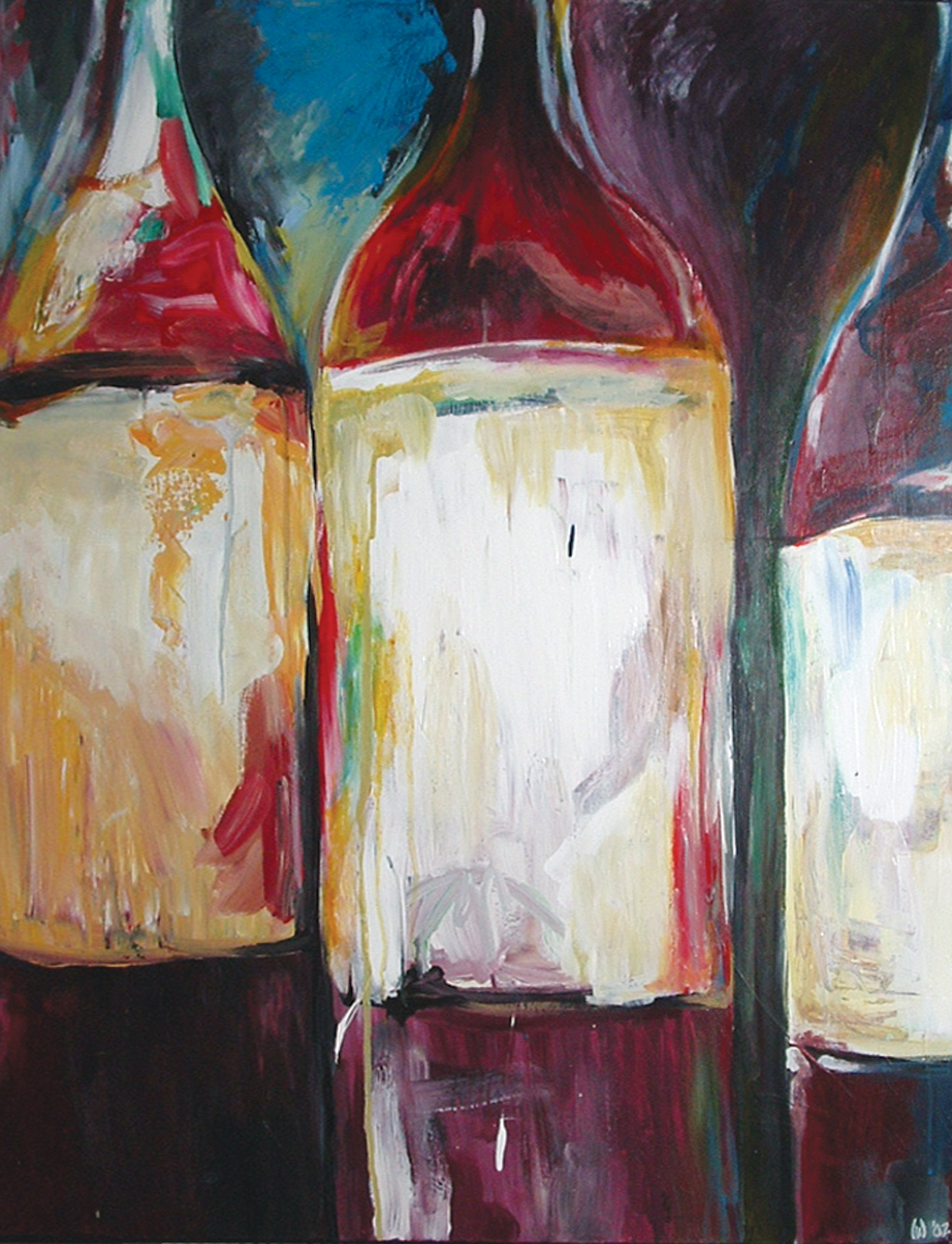 Three Bottles of Red, 2004