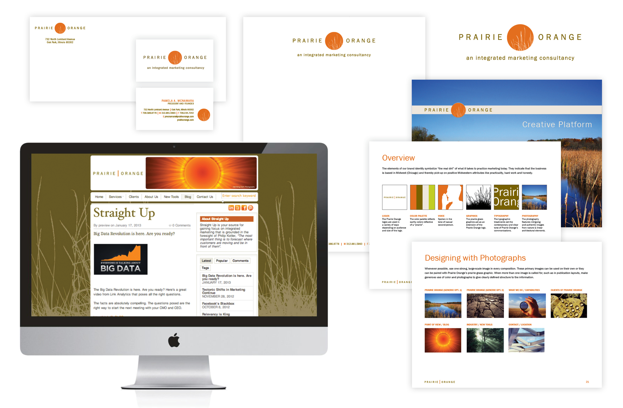 Prairie Orange Branding