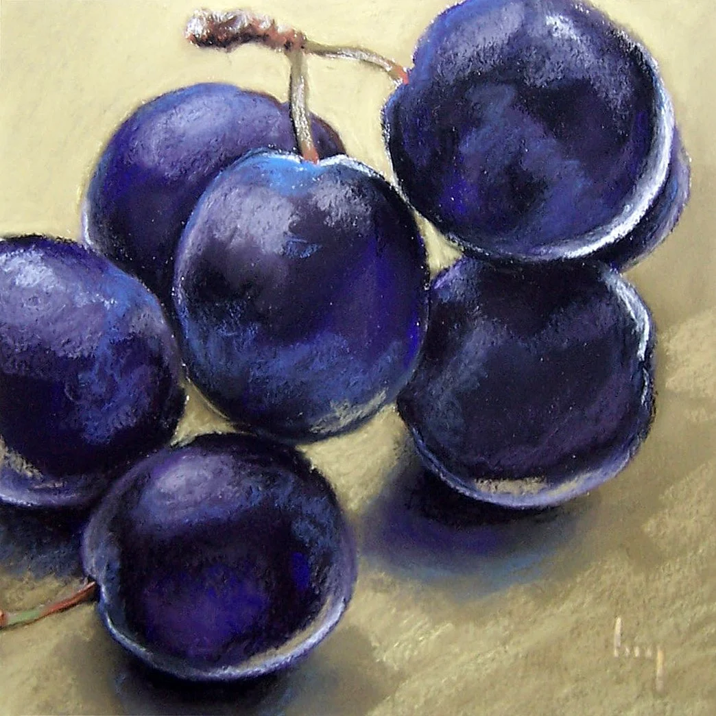  8” x 8”, pastel on paper. 2007. 