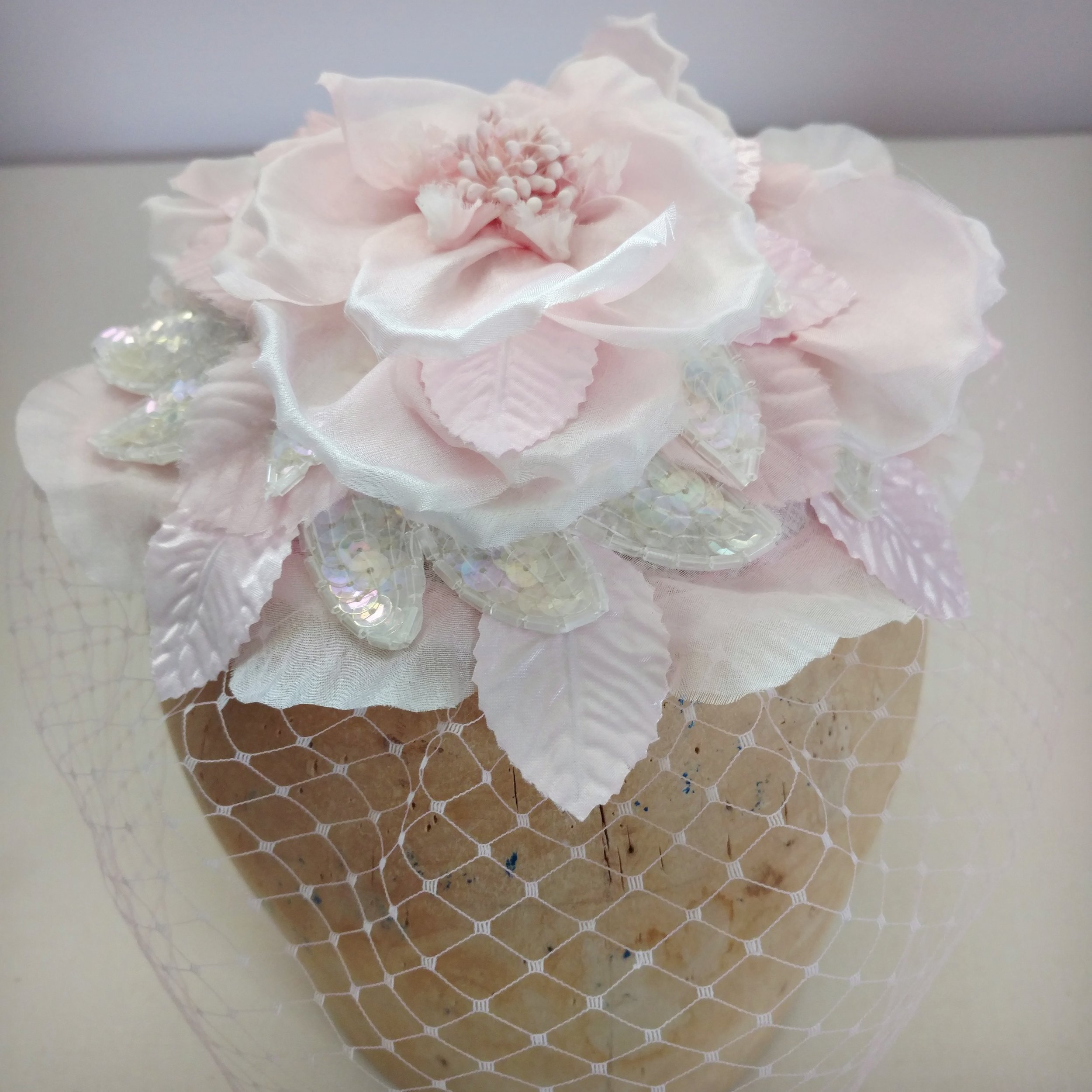 Mid-Century Floral Hat