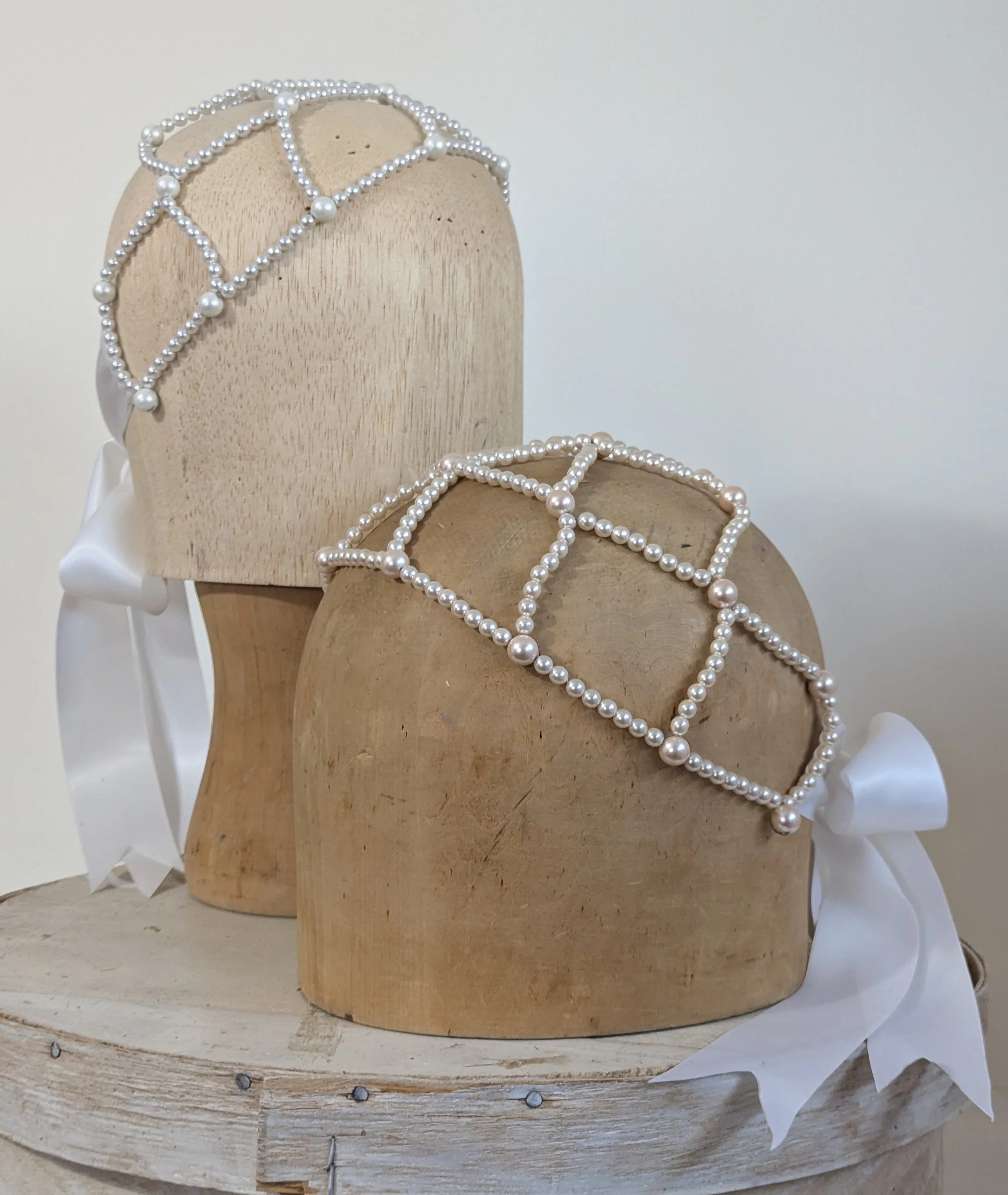 Beaded Pearl Headpieces