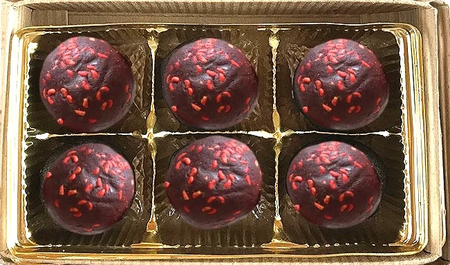 Raspberry Chocolate Truffles by b Naked Chocolates